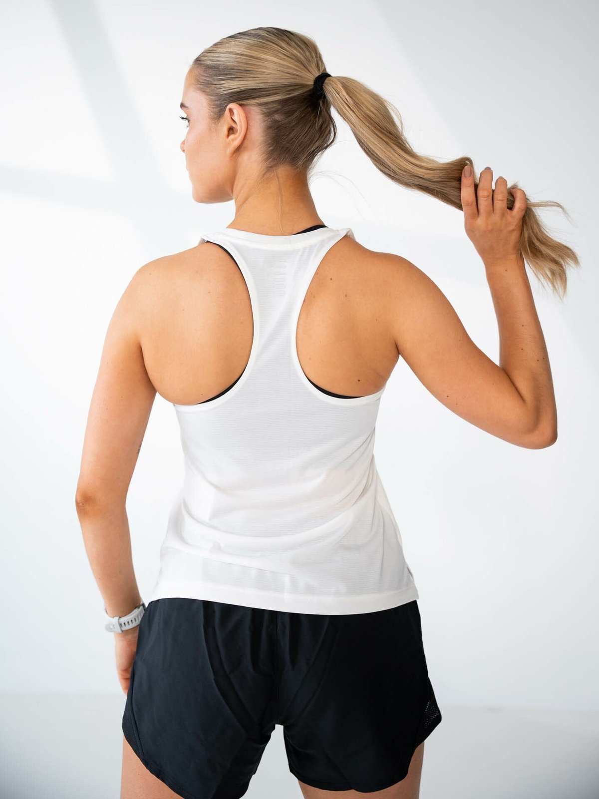 Under Armour Launch Singlet White / Reflective