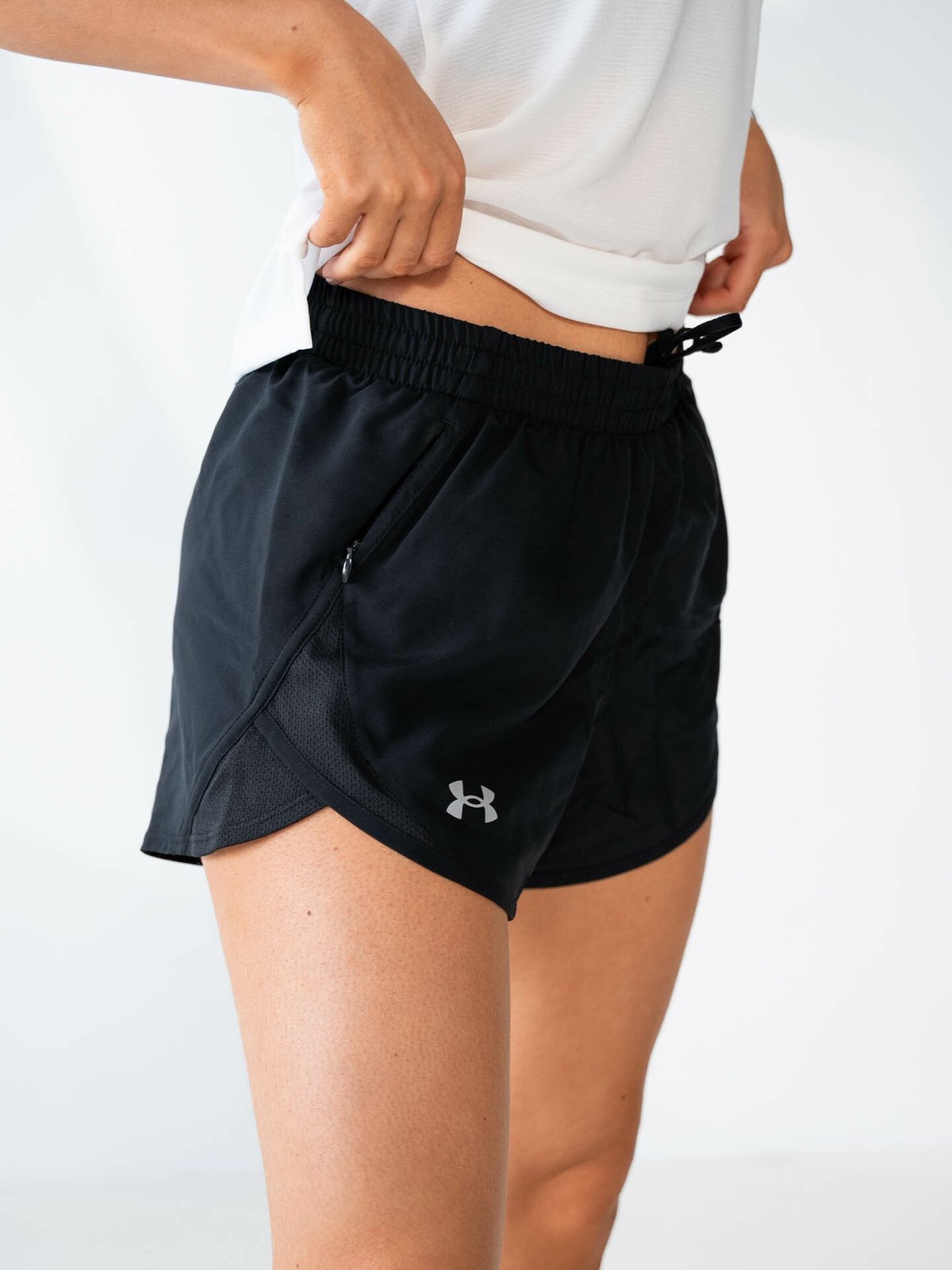 Under Armour Fly By 3" Shorts Black