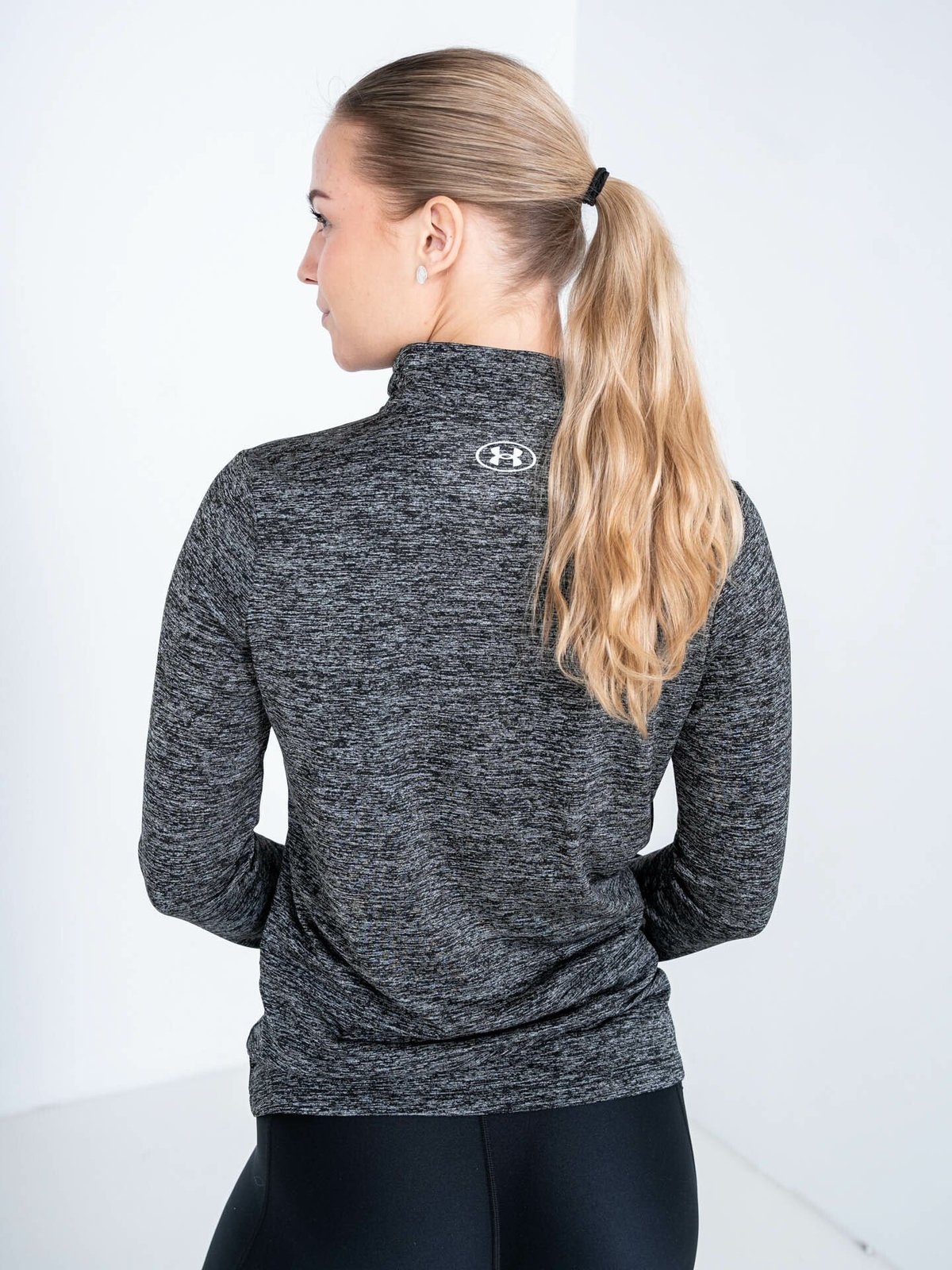 Under Armour Tech 1/2 Zip Twist Black / White