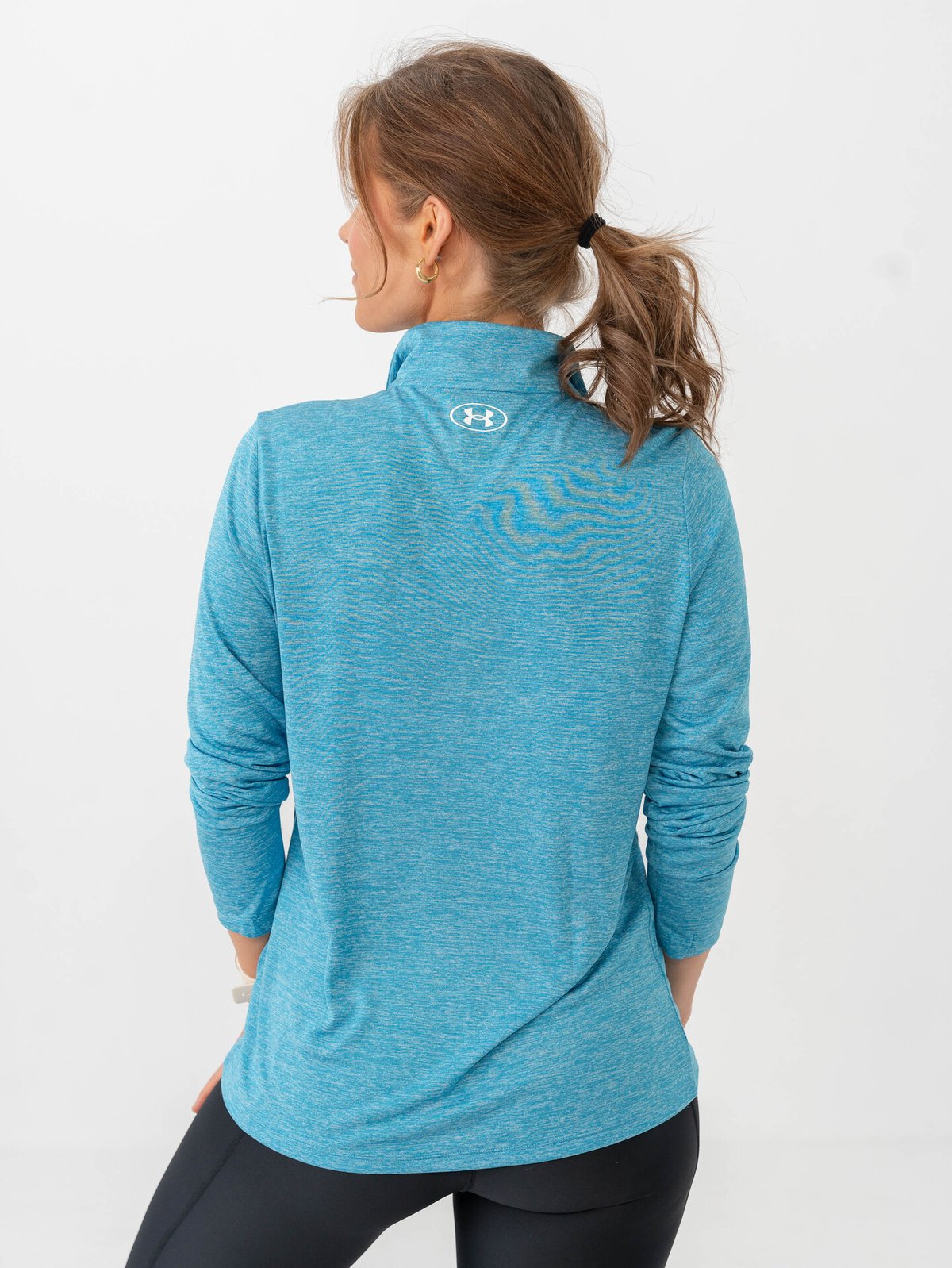 Under Armour Tech 1/2 Zip Twist Ether Blue / White