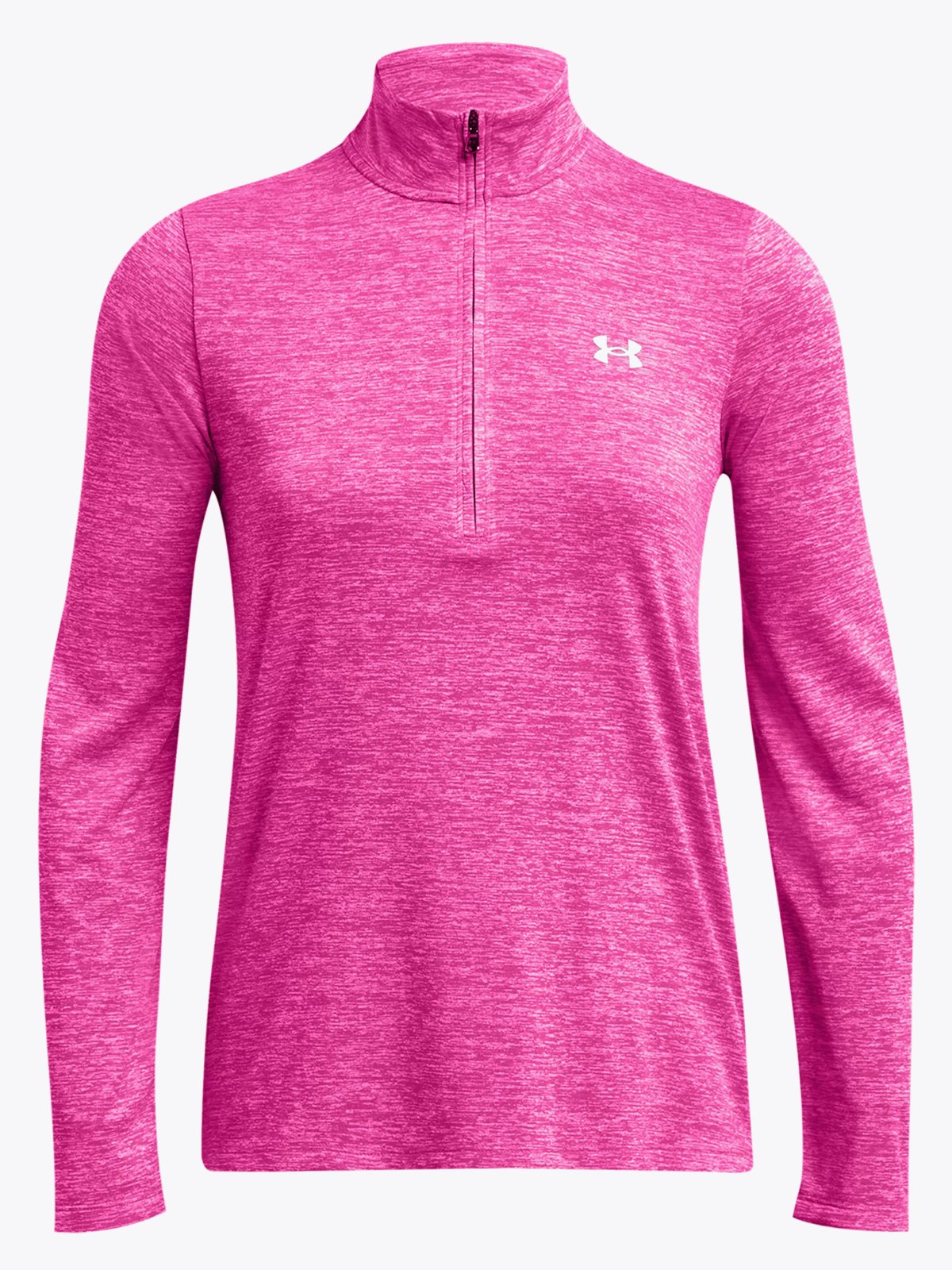 Under Armour Tech 1/2 Zip Twist Rebel Pink / White