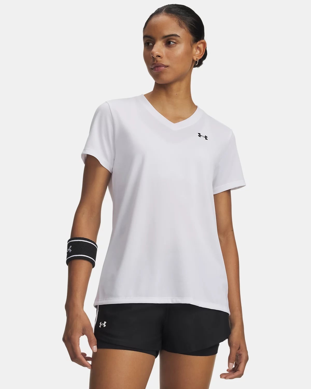 Under Armour Tech Short Sleeve Solid White / Black