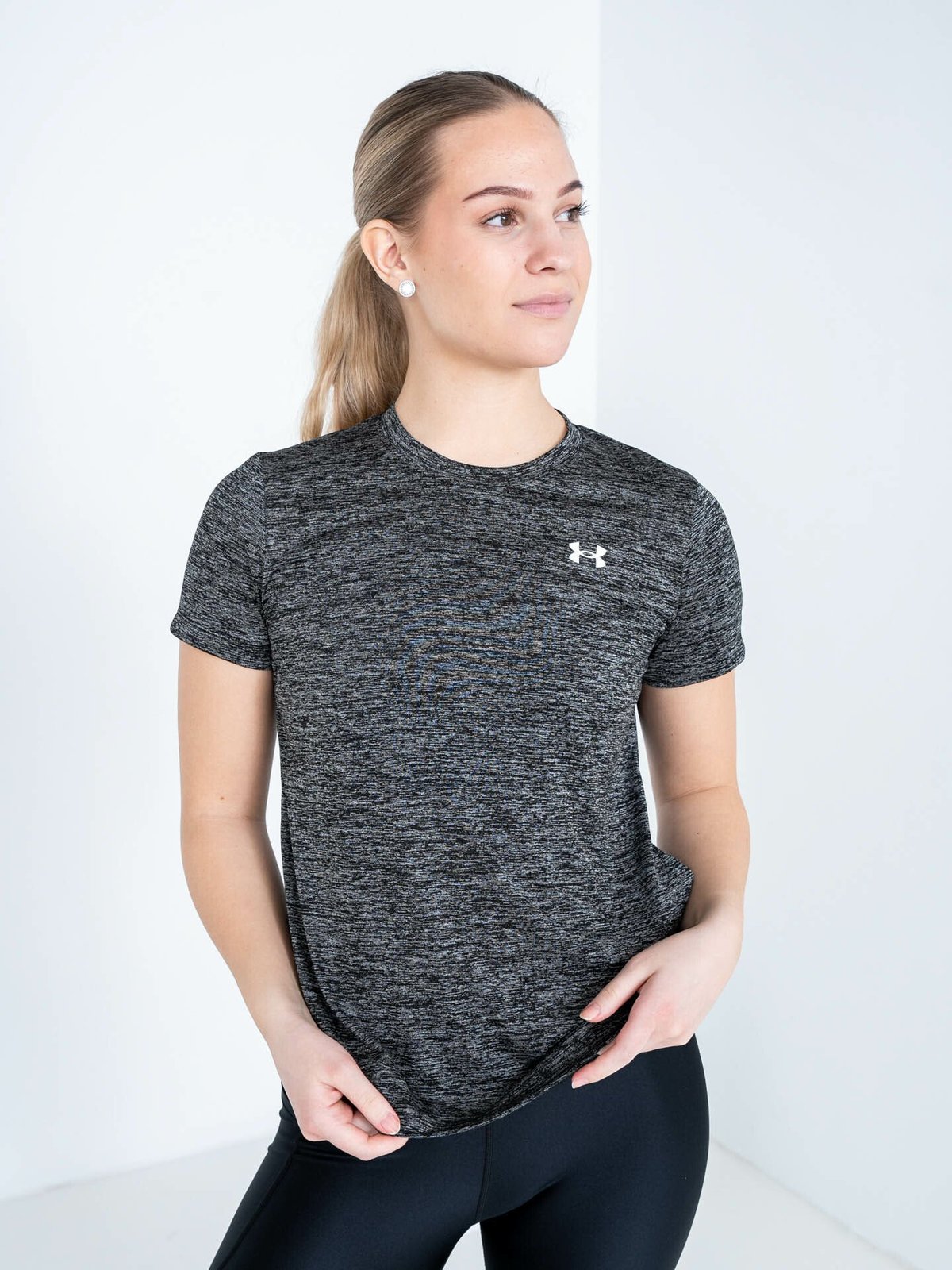 Under Armour Tech Short Sleeve C Twist Black / White