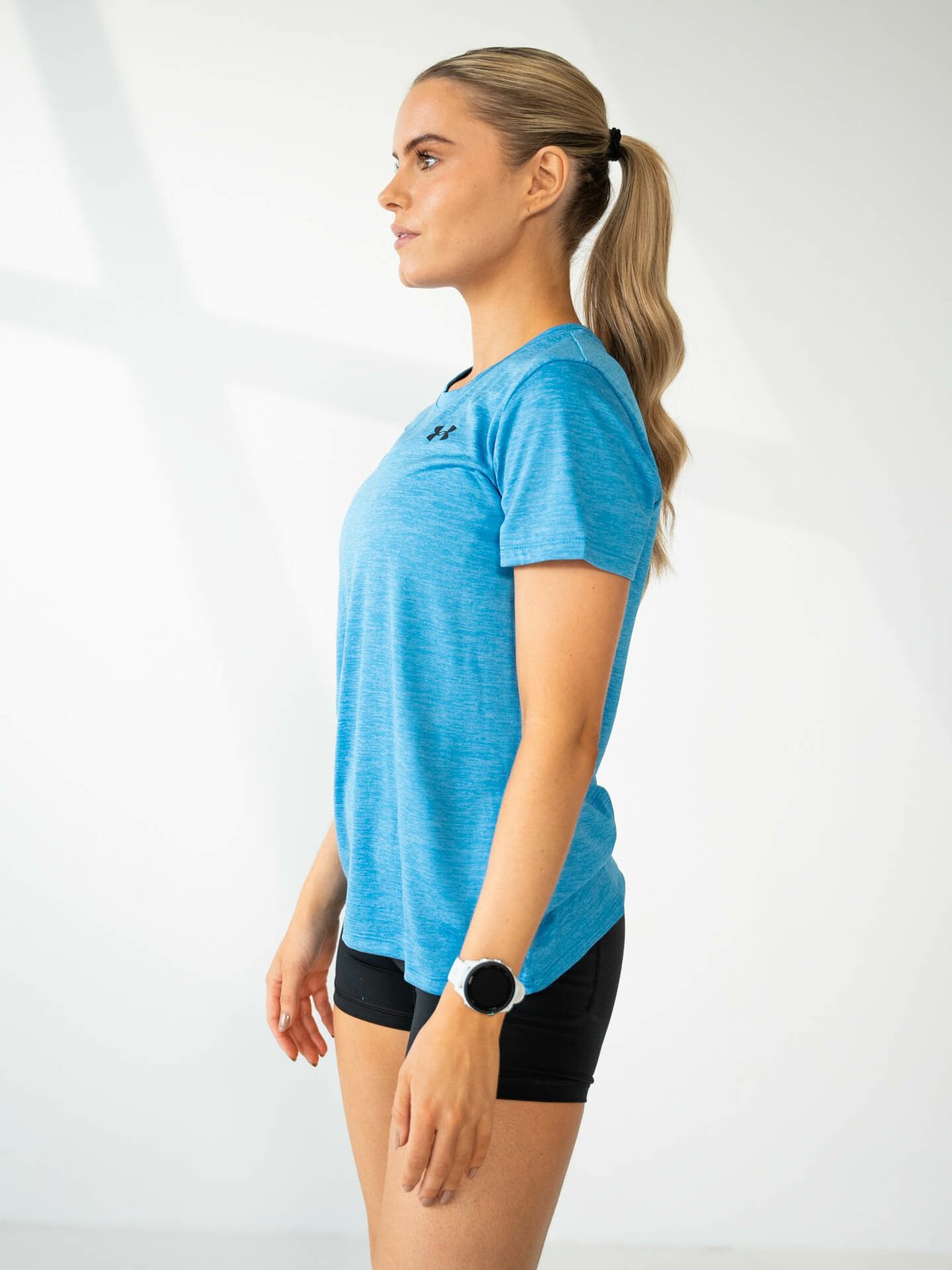 Under Armour Tech Short Sleeve C Twist Viral Blue / Black