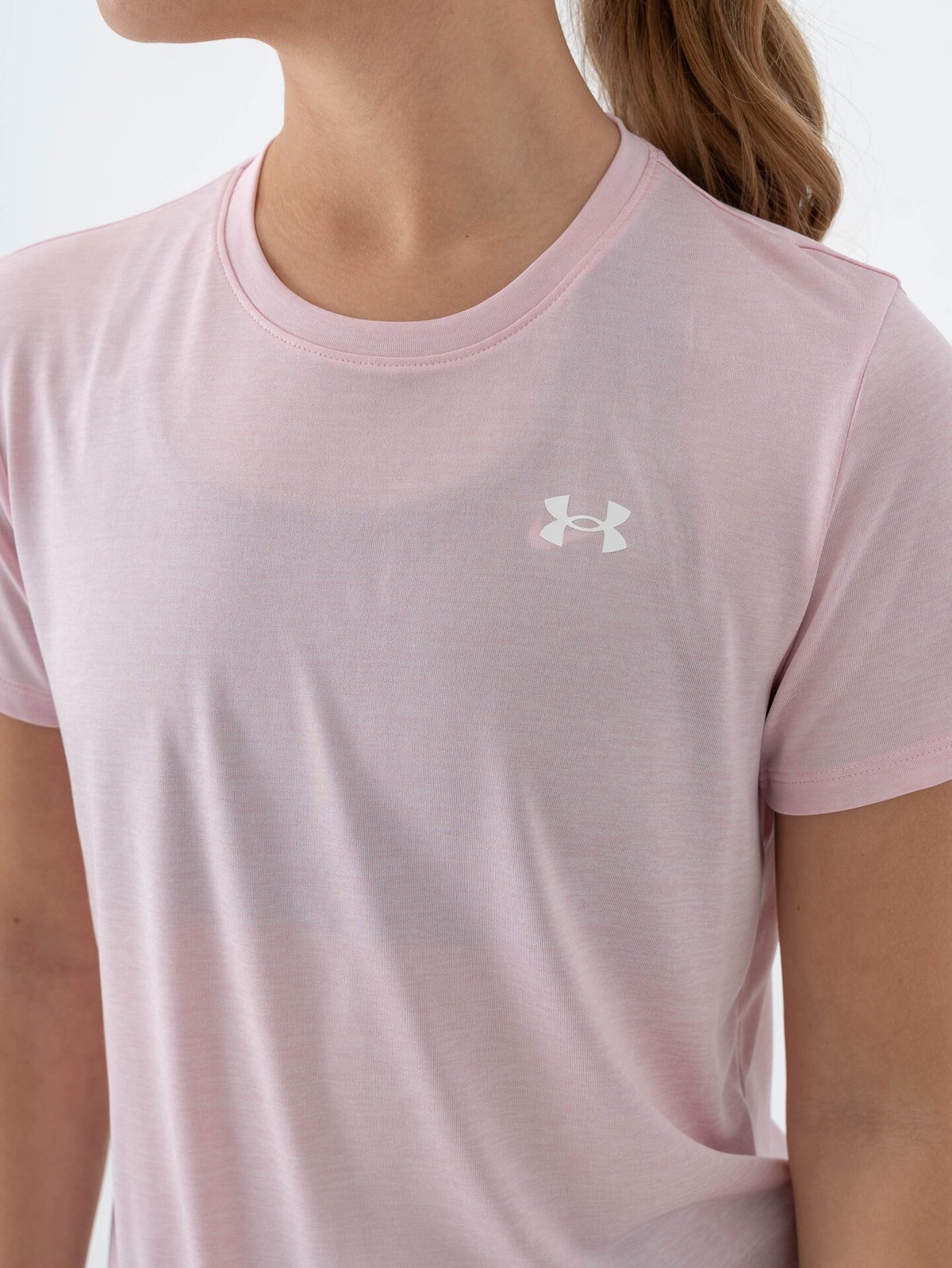 Under Armour Tech Short Sleeve C Twist Prime Pink / White