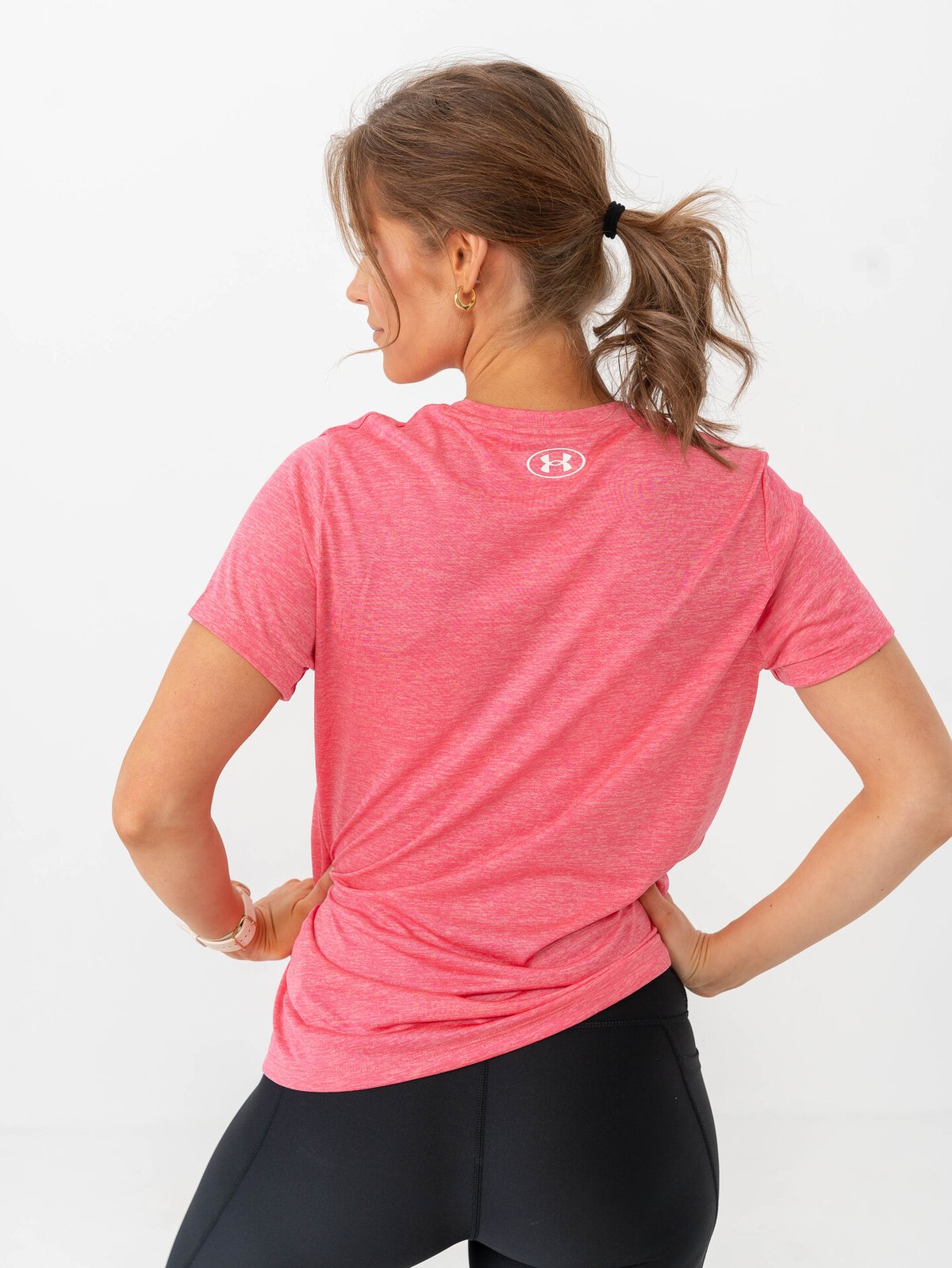 Under Armour Tech Short Sleeve C Twist Cerise