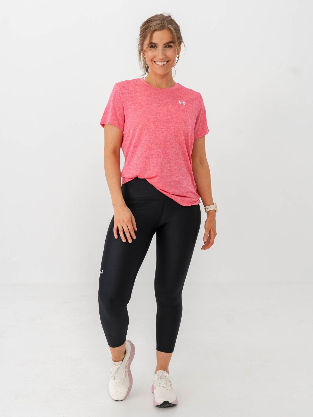 Under Armour Tech Short Sleeve C Twist Cerise