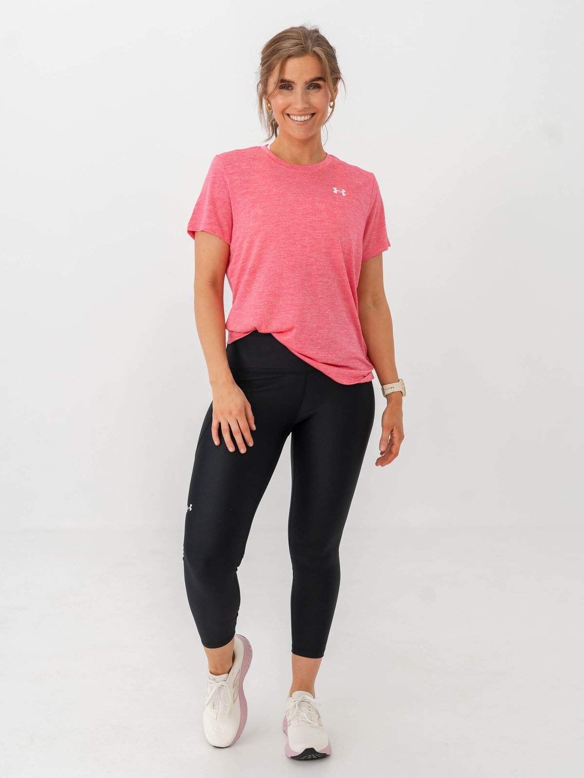 Under Armour Tech Short Sleeve C Twist Cerise