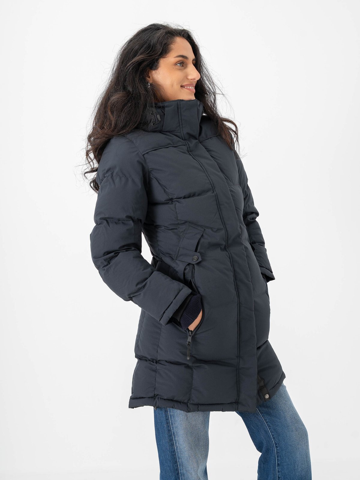 Urban Pioneers Liv Parka Blue Graphite