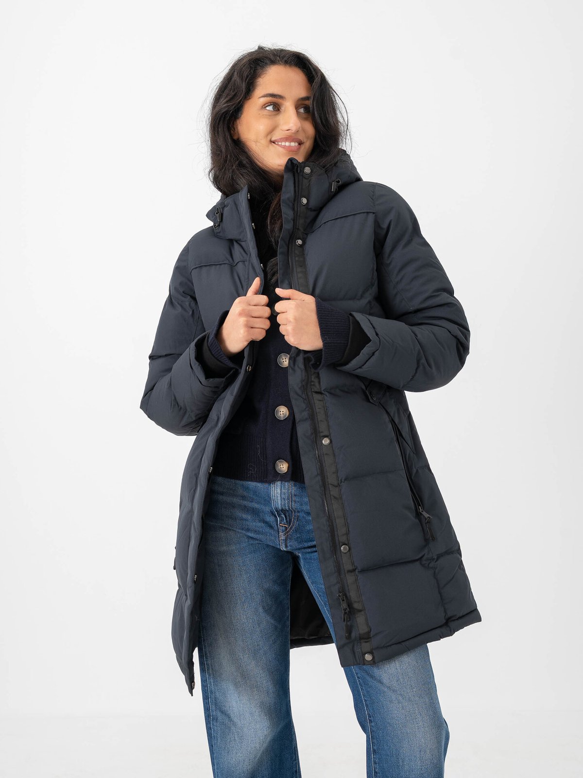 Urban Pioneers Liv Parka Blue Graphite