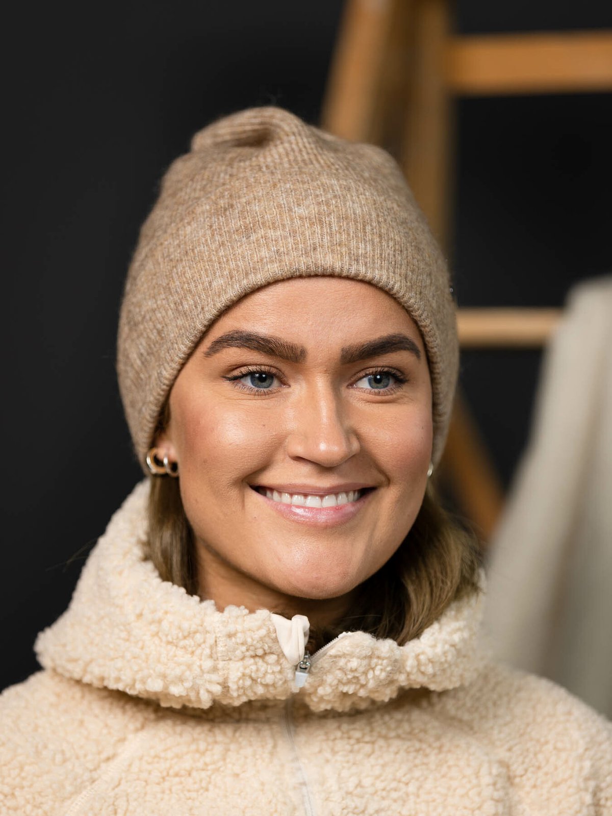 Urban Pioneers Glory Beanie Light Brown Melange