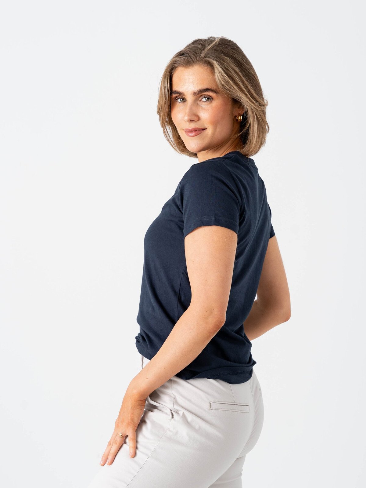 U.S. Polo Assn. Assia V-Neck Tee Dark Sapphire