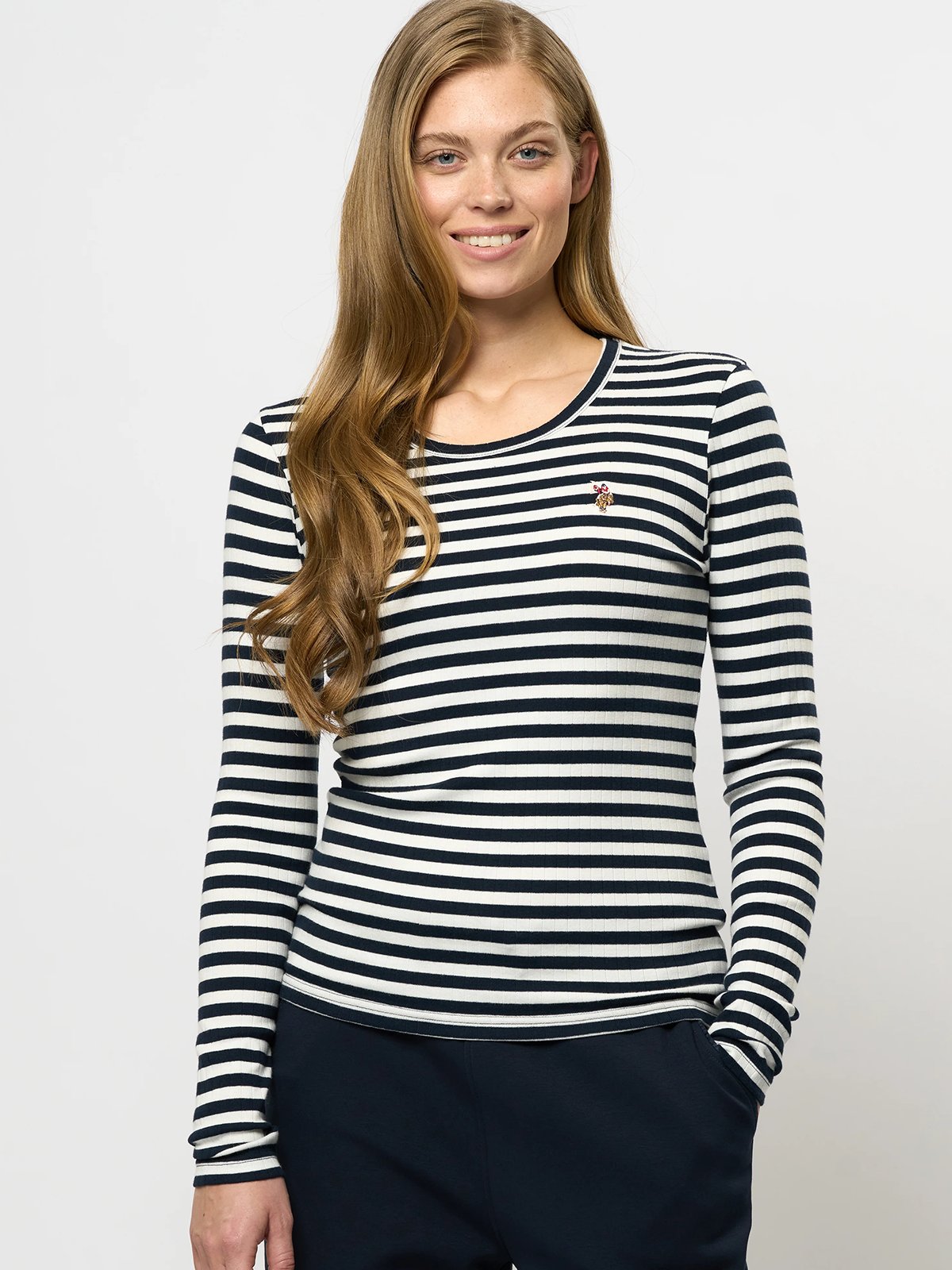 U.S. Polo Assn. Chanett Long Sleeve T-shirt Dark Sapphire