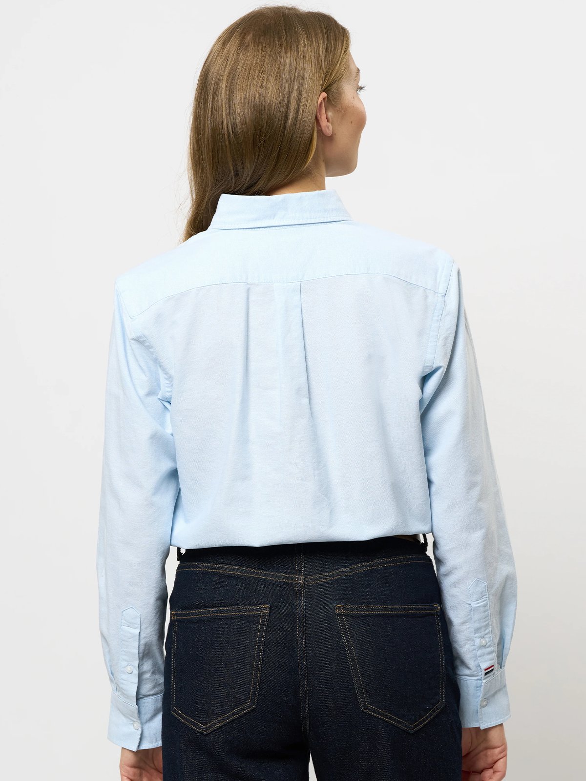 U.S. Polo Assn. Gina Regular Long Sleeve Oxford Shirt Light Blue