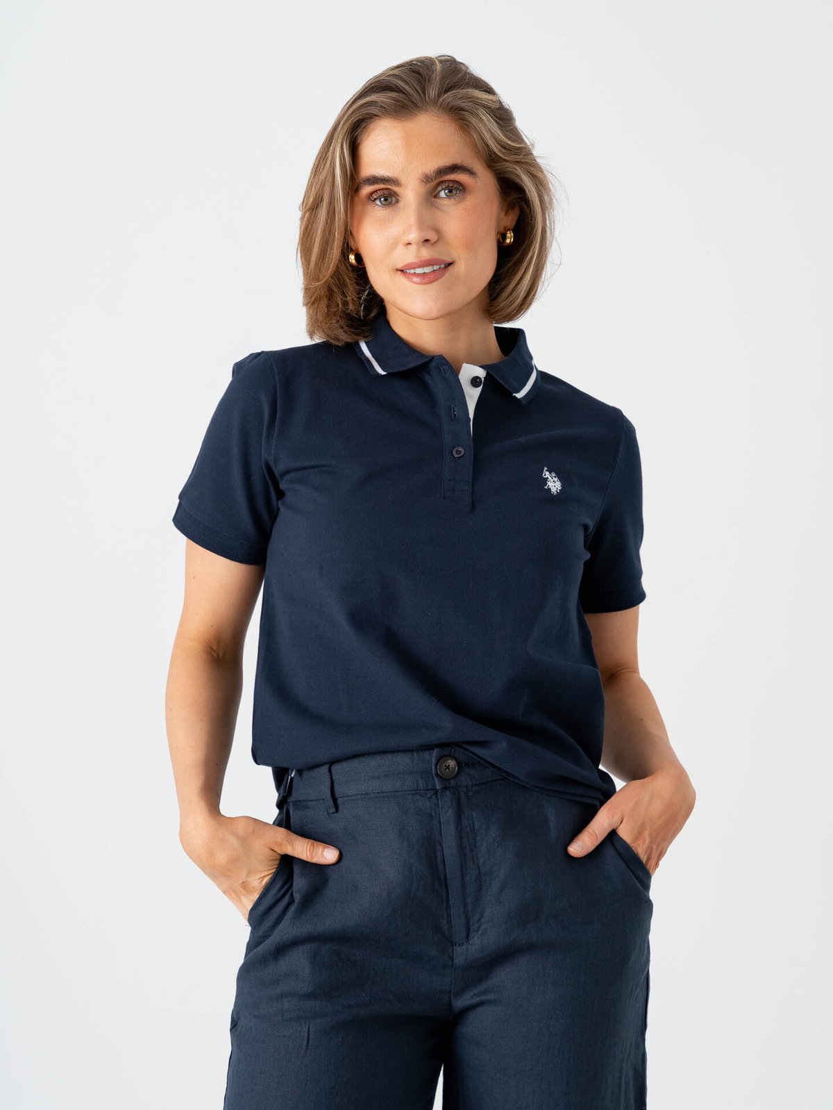 U.S. Polo Assn. Holly Regular Polo Dark Sapphire