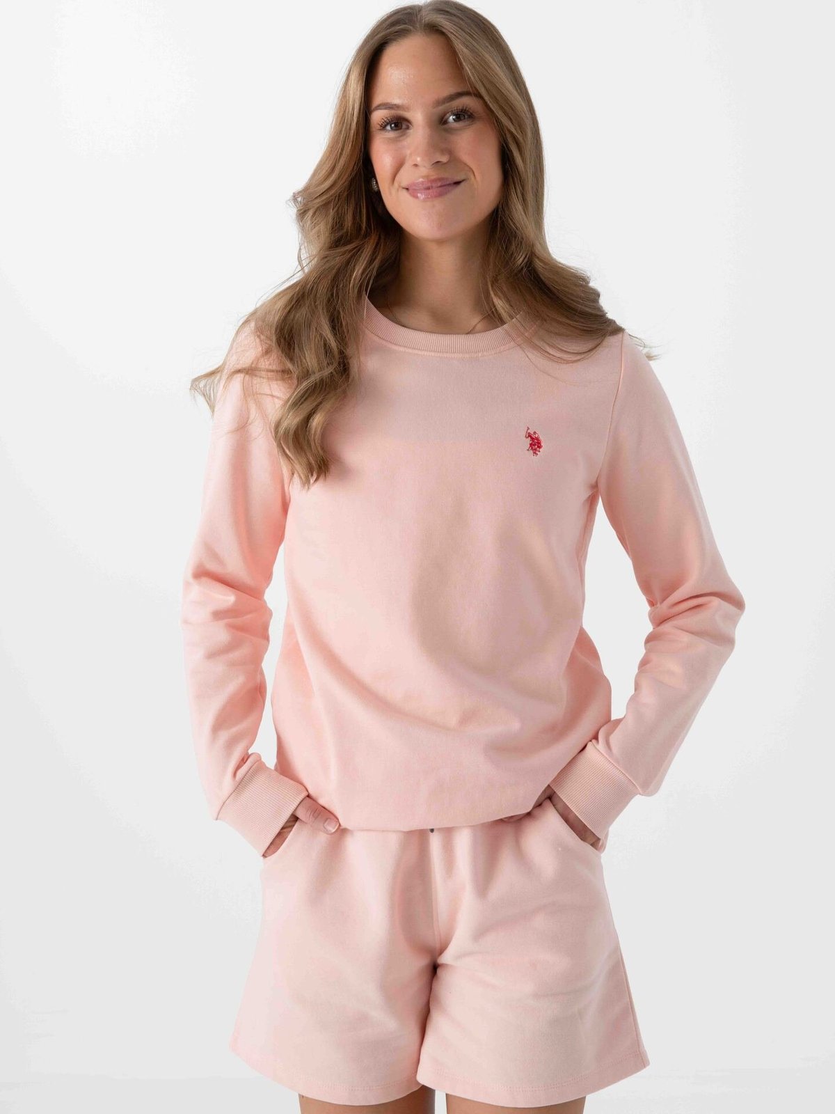 U.S. Polo Assn. Helen Regular Sweat Impatiens Pink