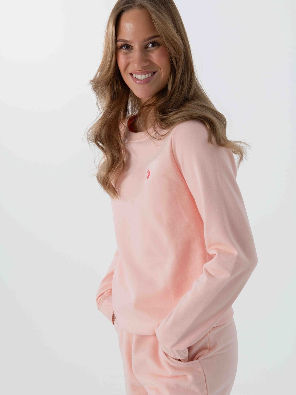 U.S. Polo Assn. Helen Regular Sweat Impatiens Pink