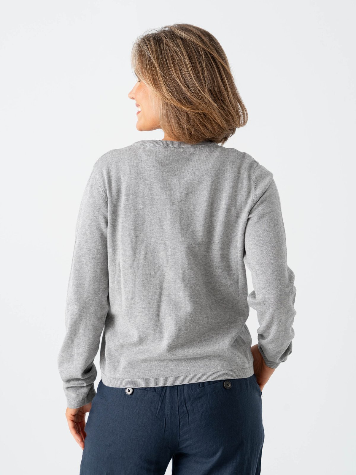 U.S. Polo Assn. Kimmi Regular Cardigan Grey Melange