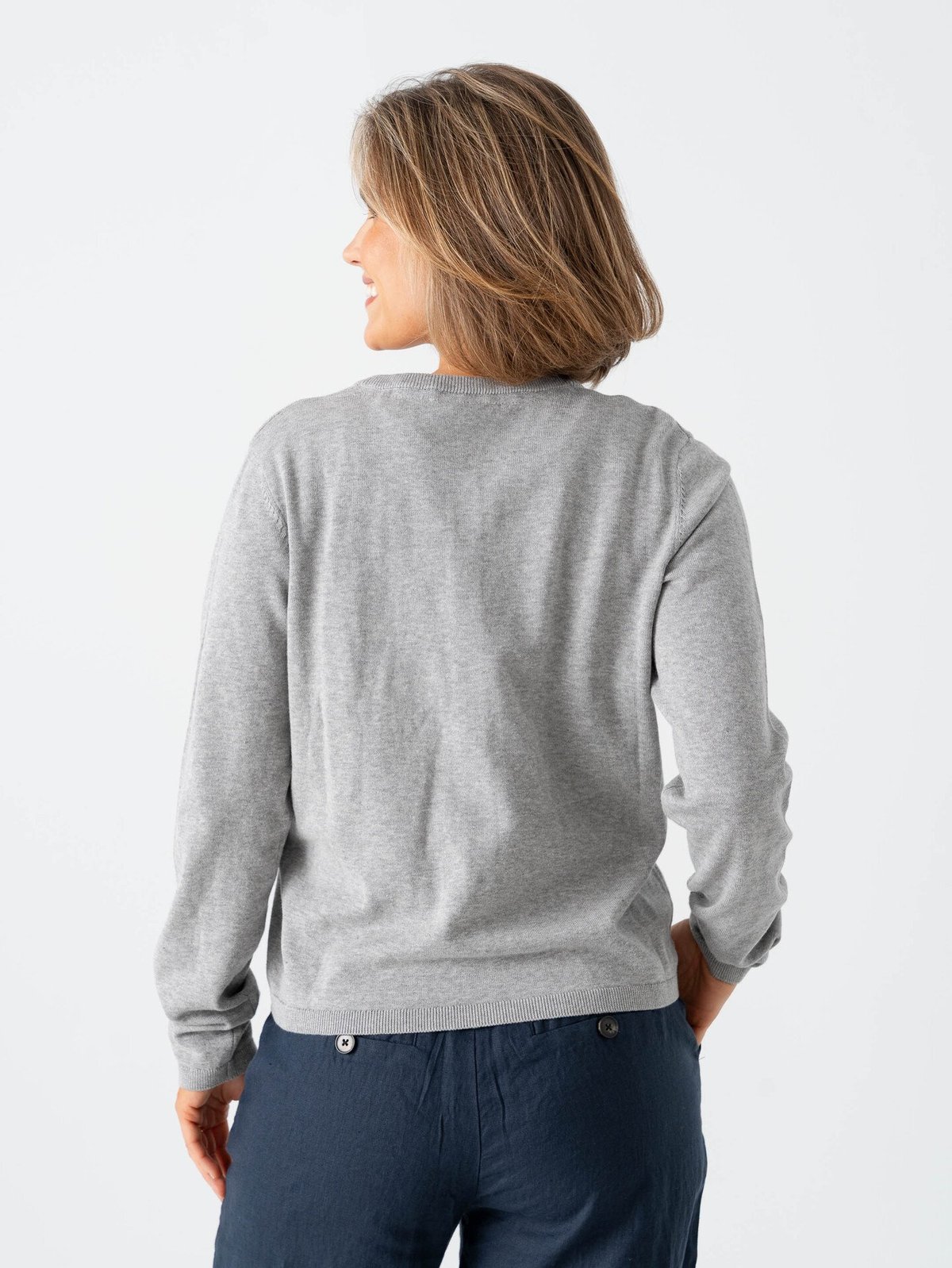 U.S. Polo Assn. Kimmi Regular Cardigan Grey Melange