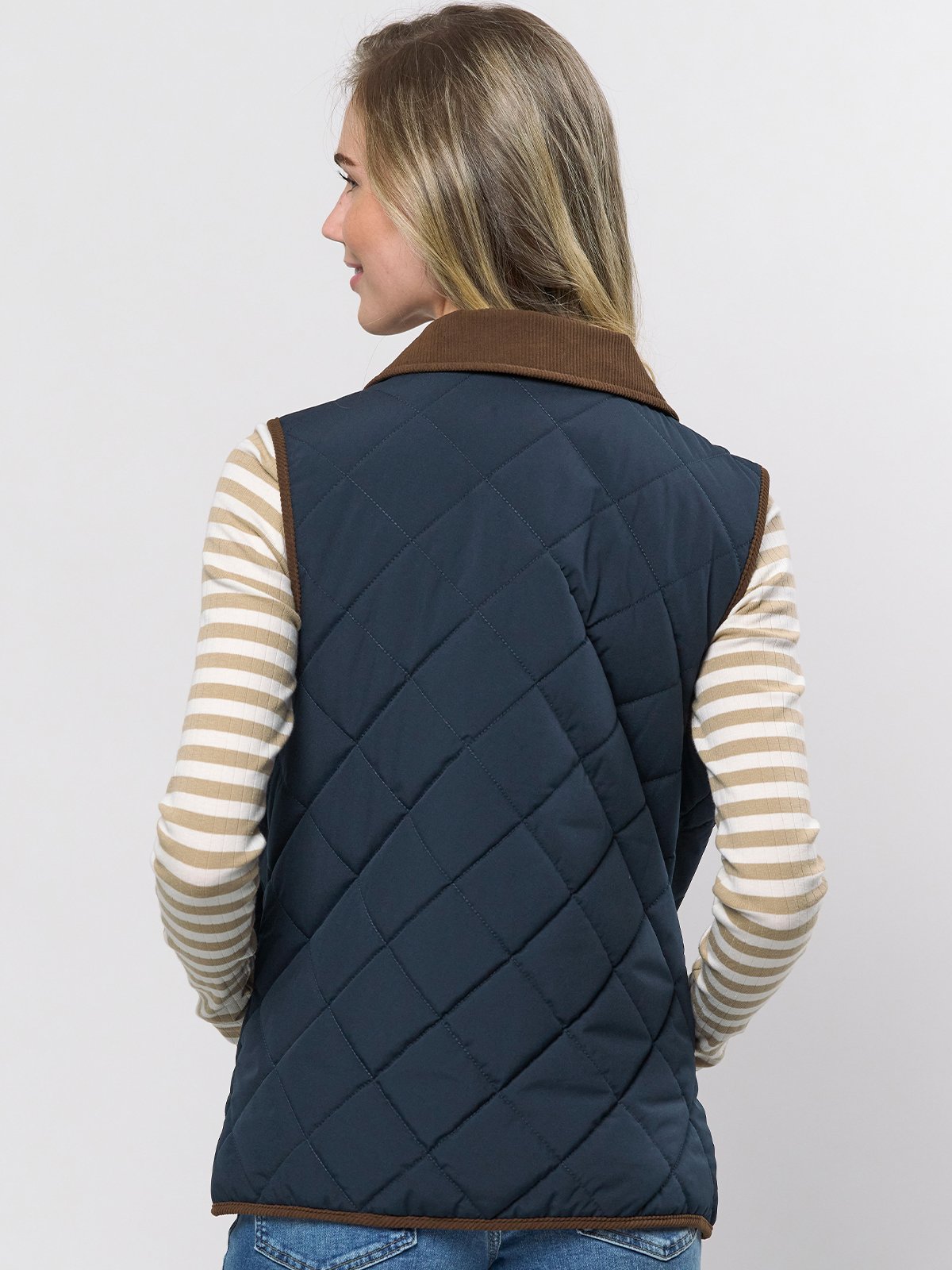 U.S. Polo Assn. Mandy Vest Dark Sapphire