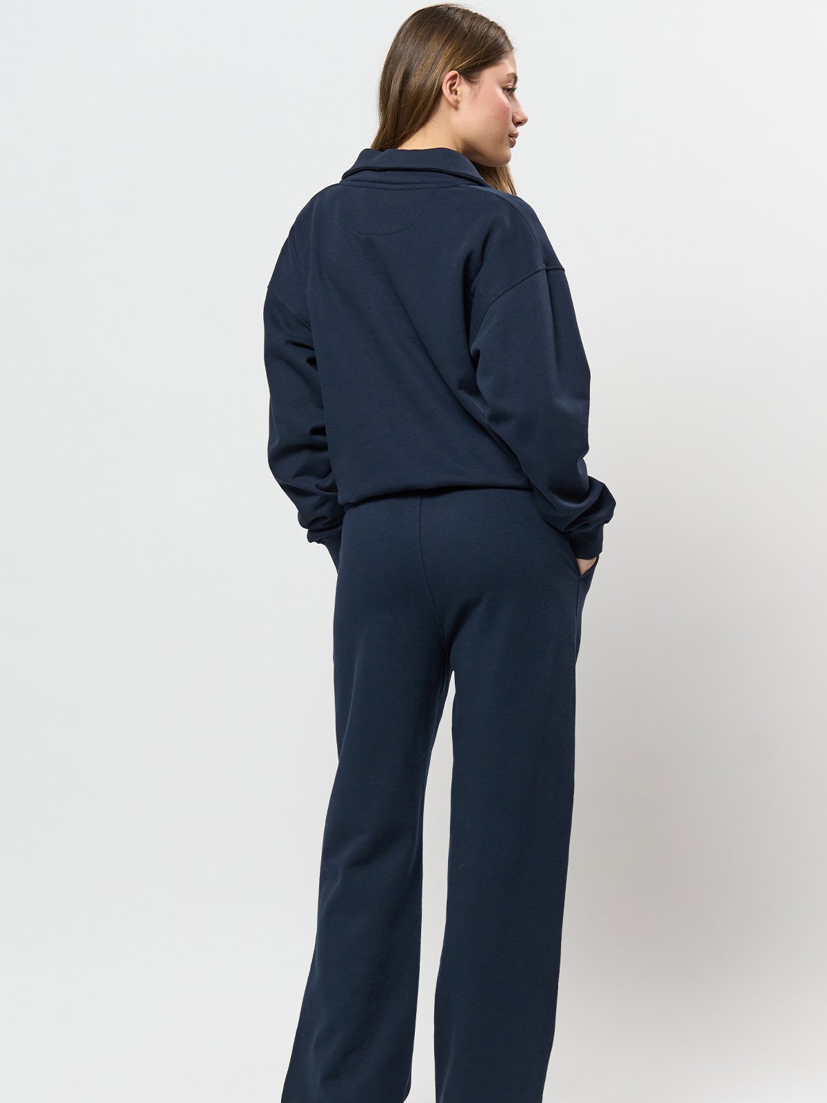 U.S. Polo Assn. Lenette Wide Sweatpants Dark Sapphire