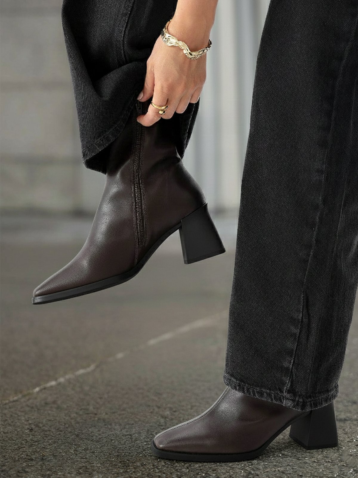 Vagabond Hedda Boots Chocolate