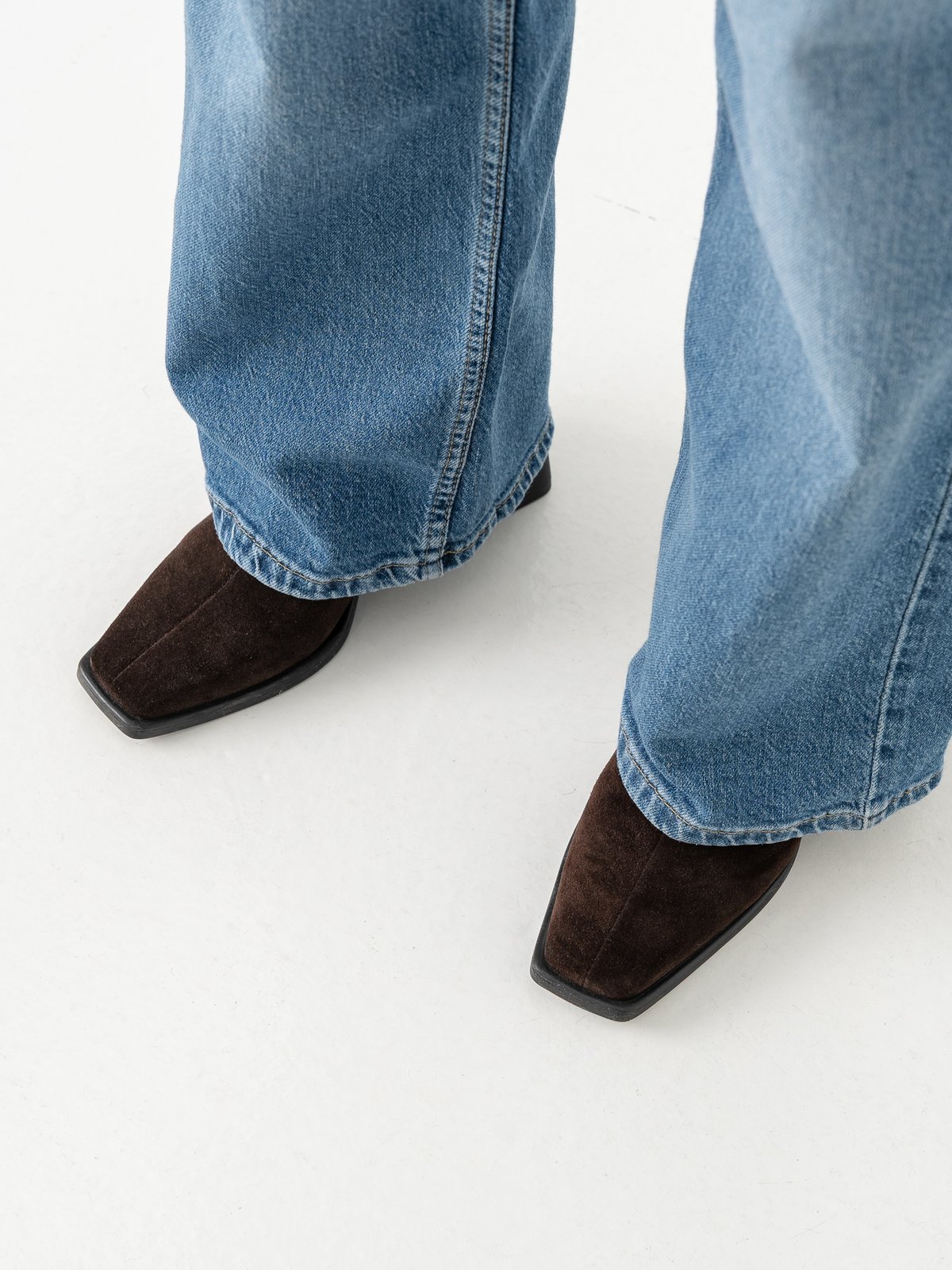 Vagabond Hedda Suede Boot Mørkebrun, semsket skinn