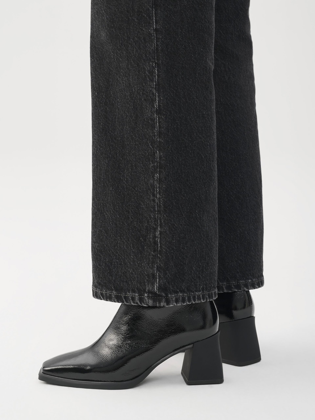 Vagabond Hedda Boot Patent Leather Sort