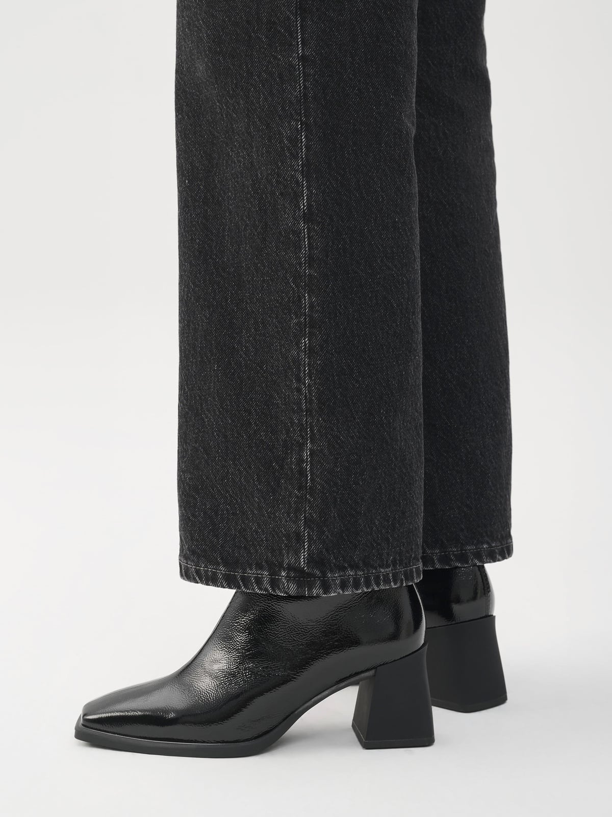 Vagabond Hedda Boot Patent Leather Sort