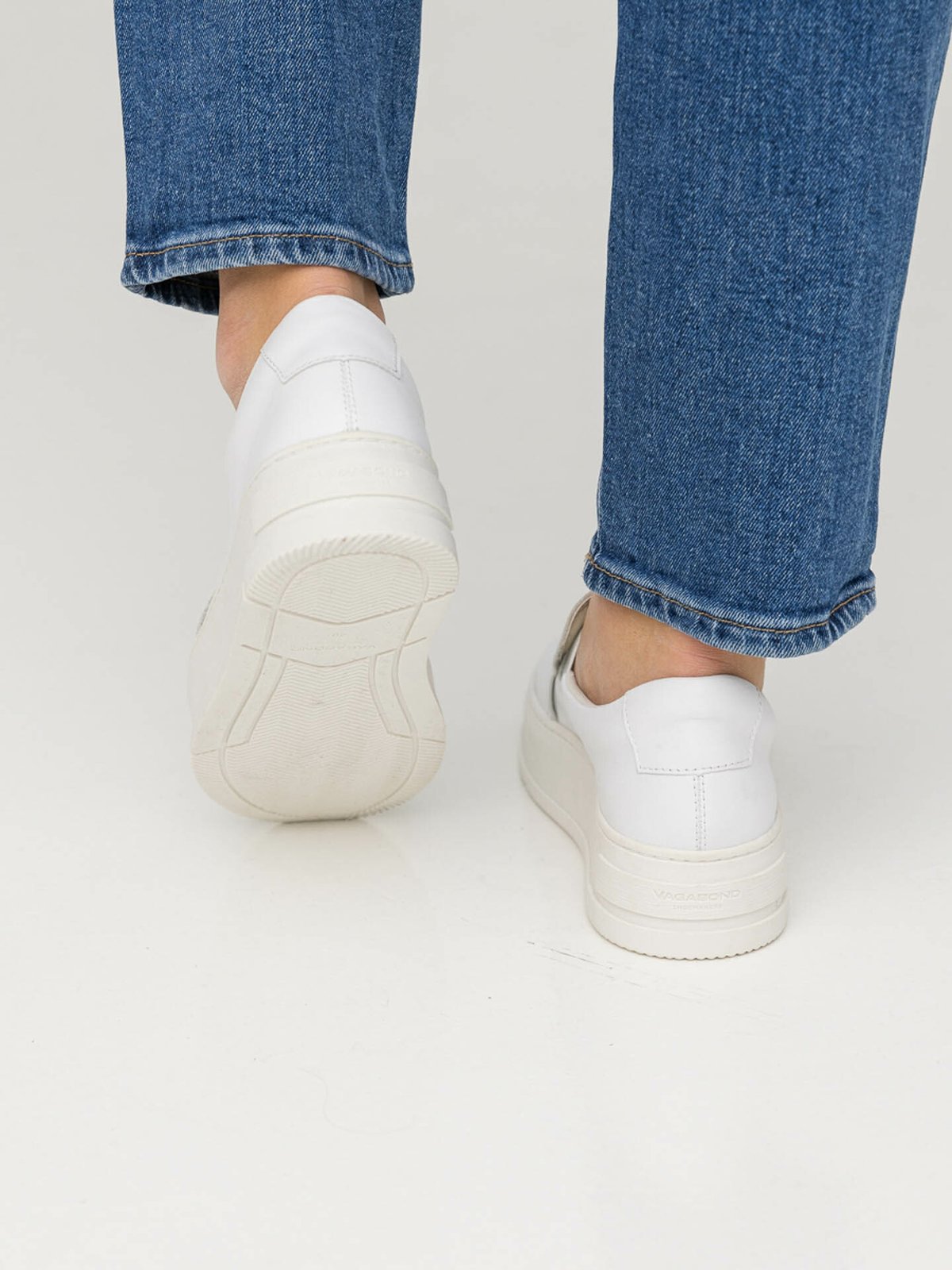 Vagabond Judy White leather