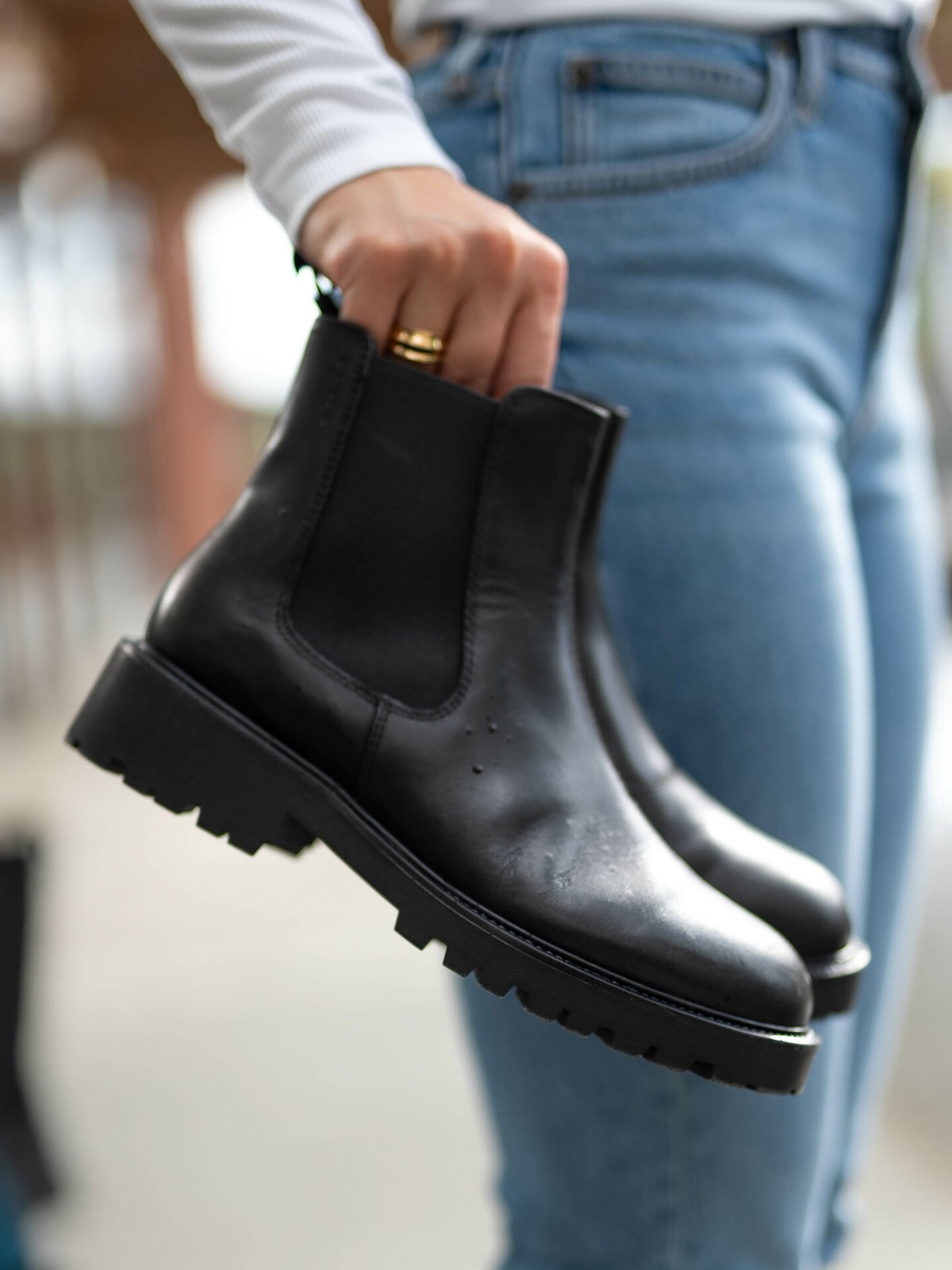 Vagabond Kenova Boots Svart skinn