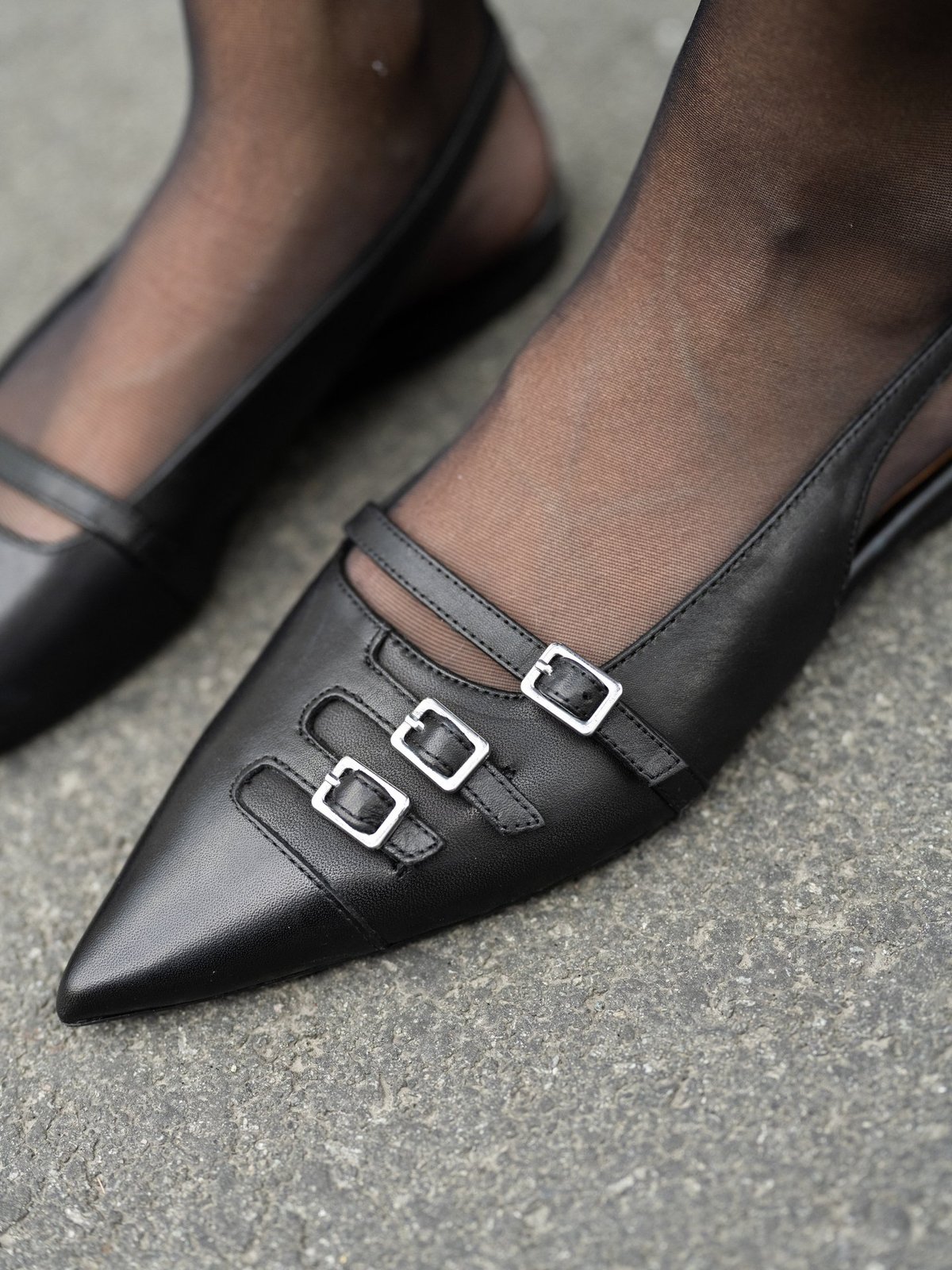 Vagabond Hermine Black leather