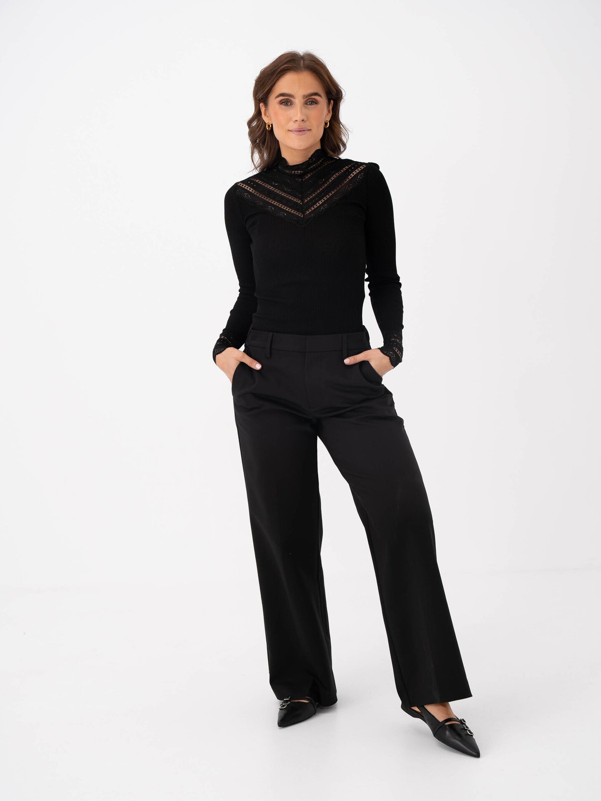 Vagabond Hermine Black leather