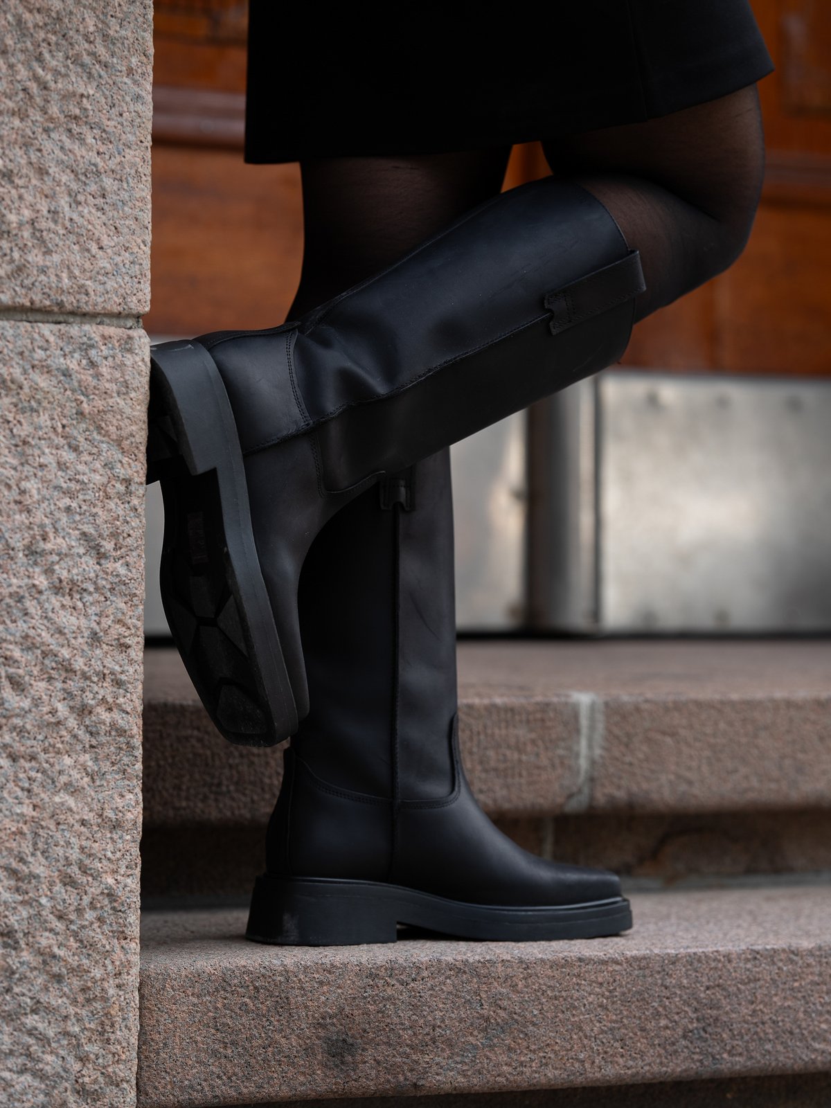 Vagabond Eyra Svart oljet nubuck