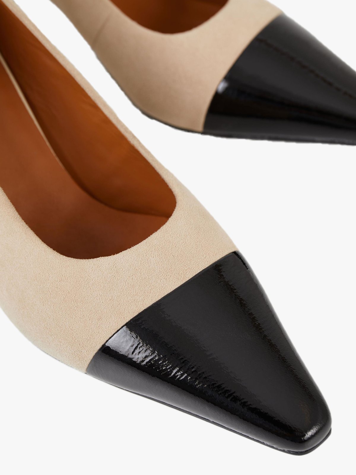 Vagabond Altea Beige semsket skinn / Lakkert skinn