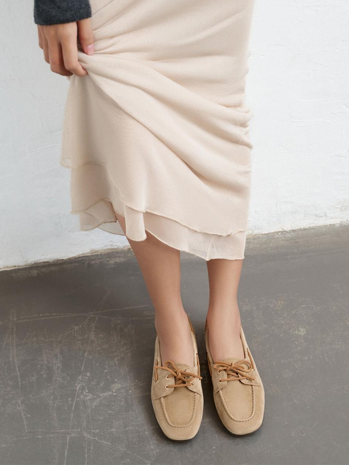 Vagabond Hillary Suede Lysebrun Semsket Skinn