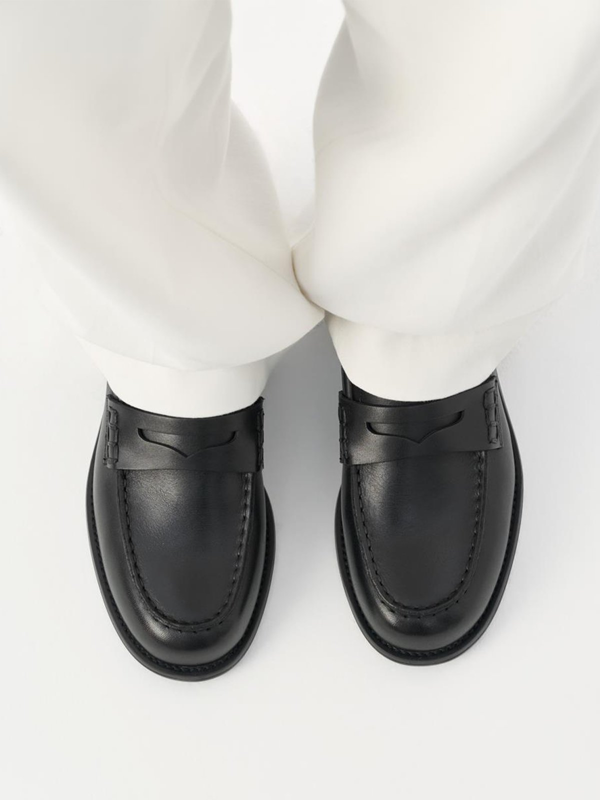 Vagabond Linn Leather Loafers Sort