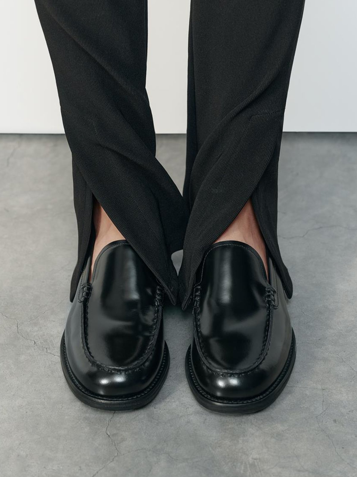Vagabond Linn Polished Leather Loafers Svart