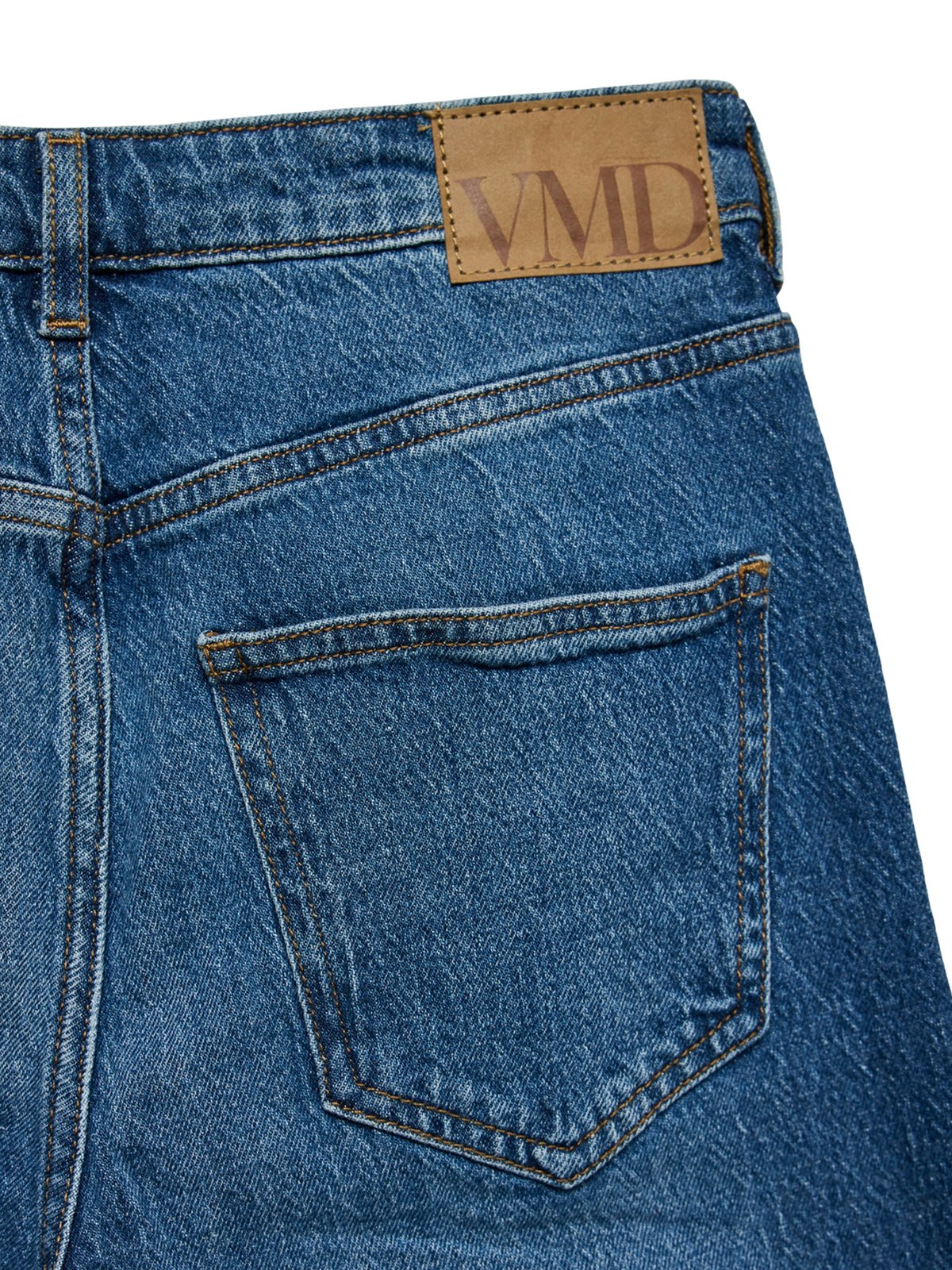 Vero Moda Curve Tessa High Rise Wide Jeans Medium Blue Denim