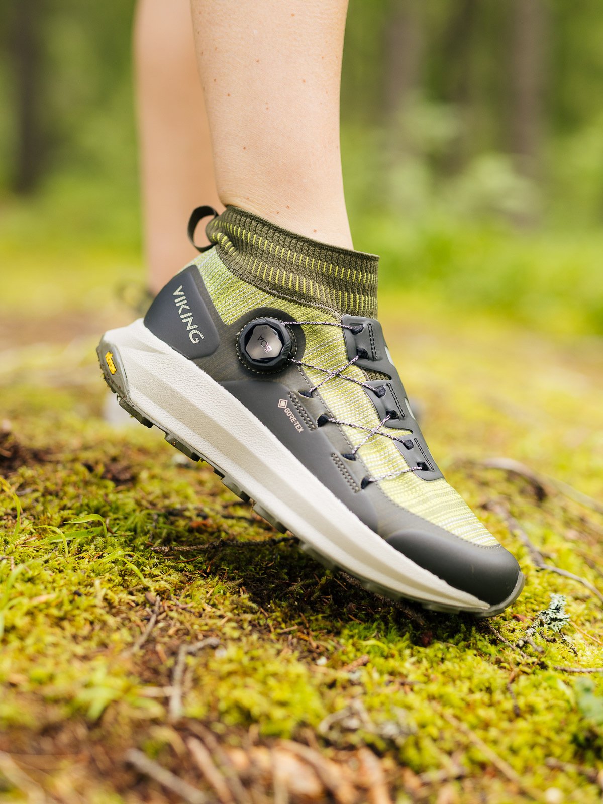 Viking Cerra Speed Boa Mid GTX Khaki