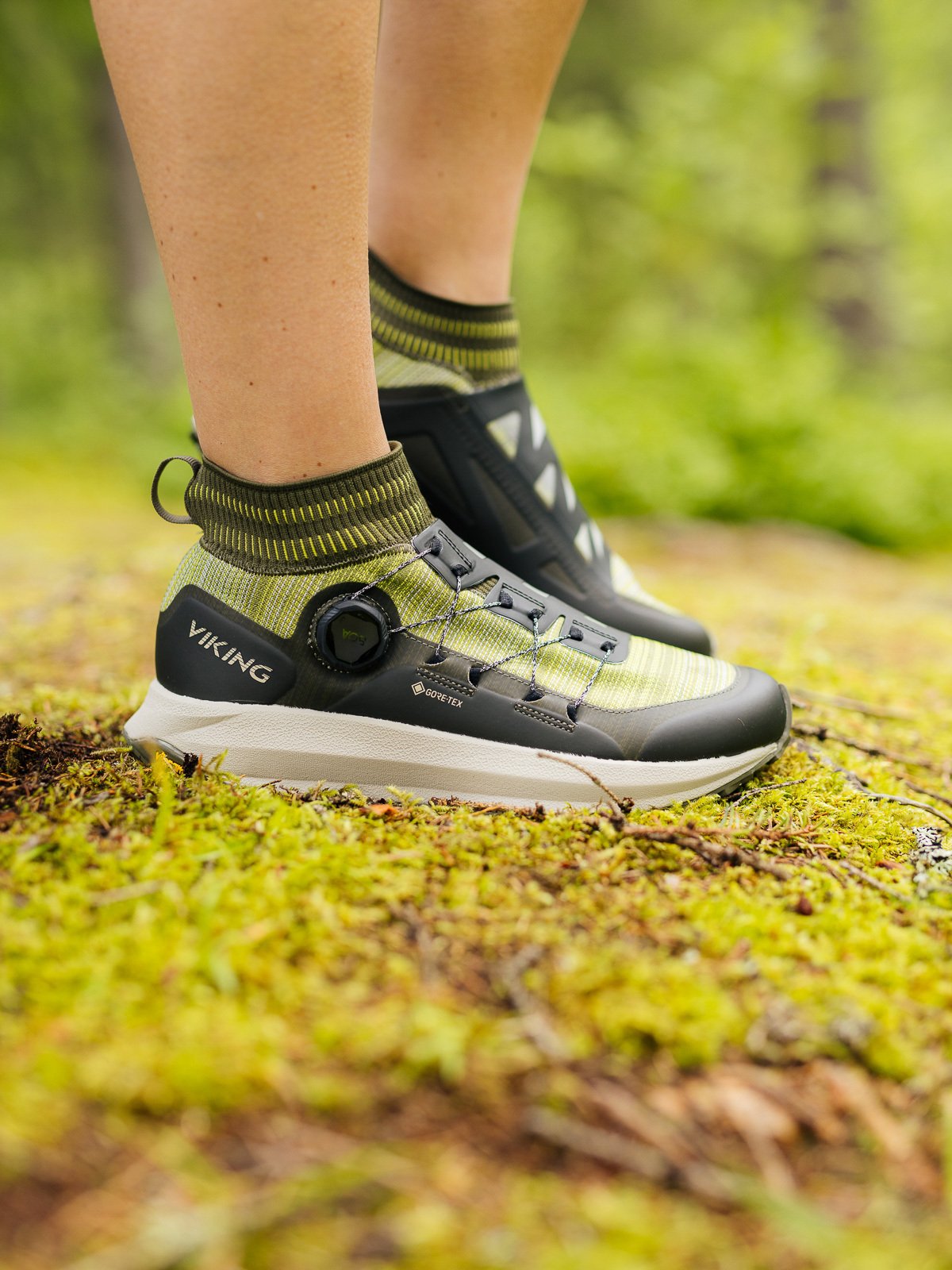 Viking Cerra Speed Boa Mid GTX Khaki