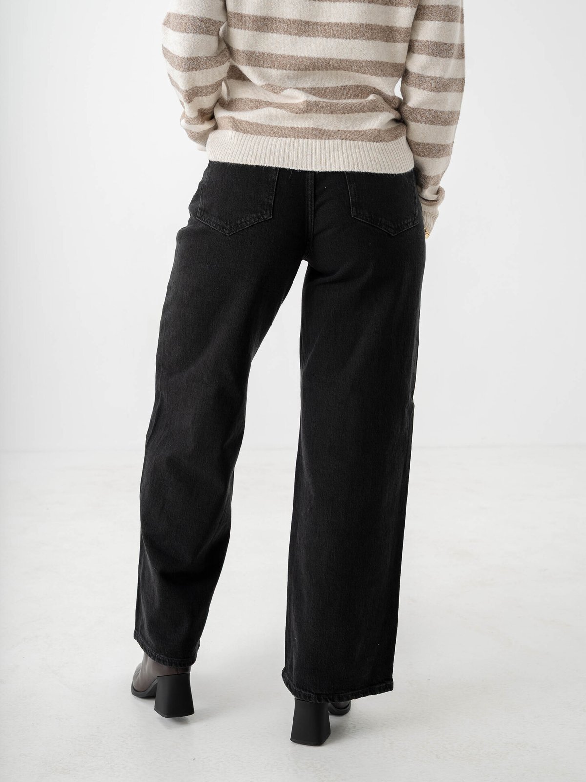 Vila Freya Jaf High Waist Jeans Black Denim