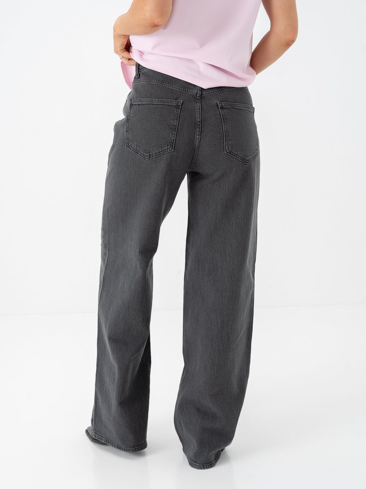 Vila Freya Jaf High Waist Jeans Grey Denim