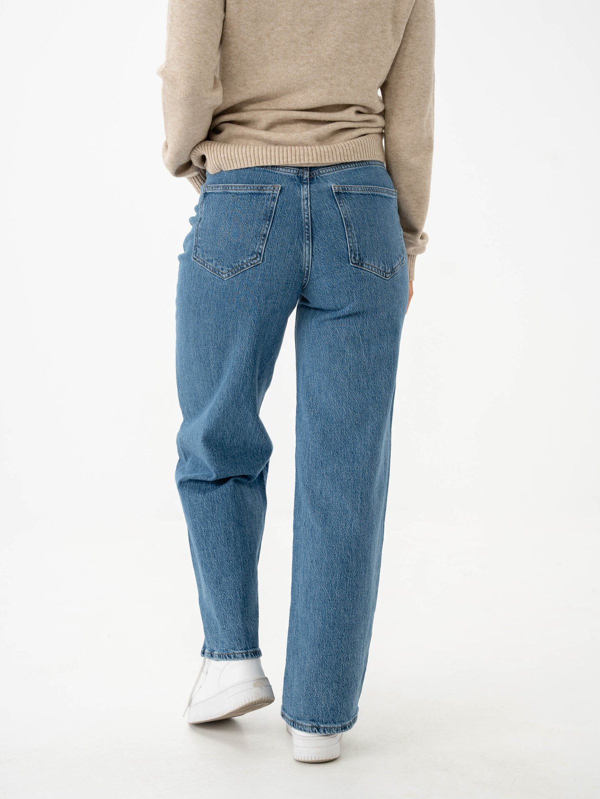 Vila Freya Jaf High Waist Jeans Medium Blue Denim