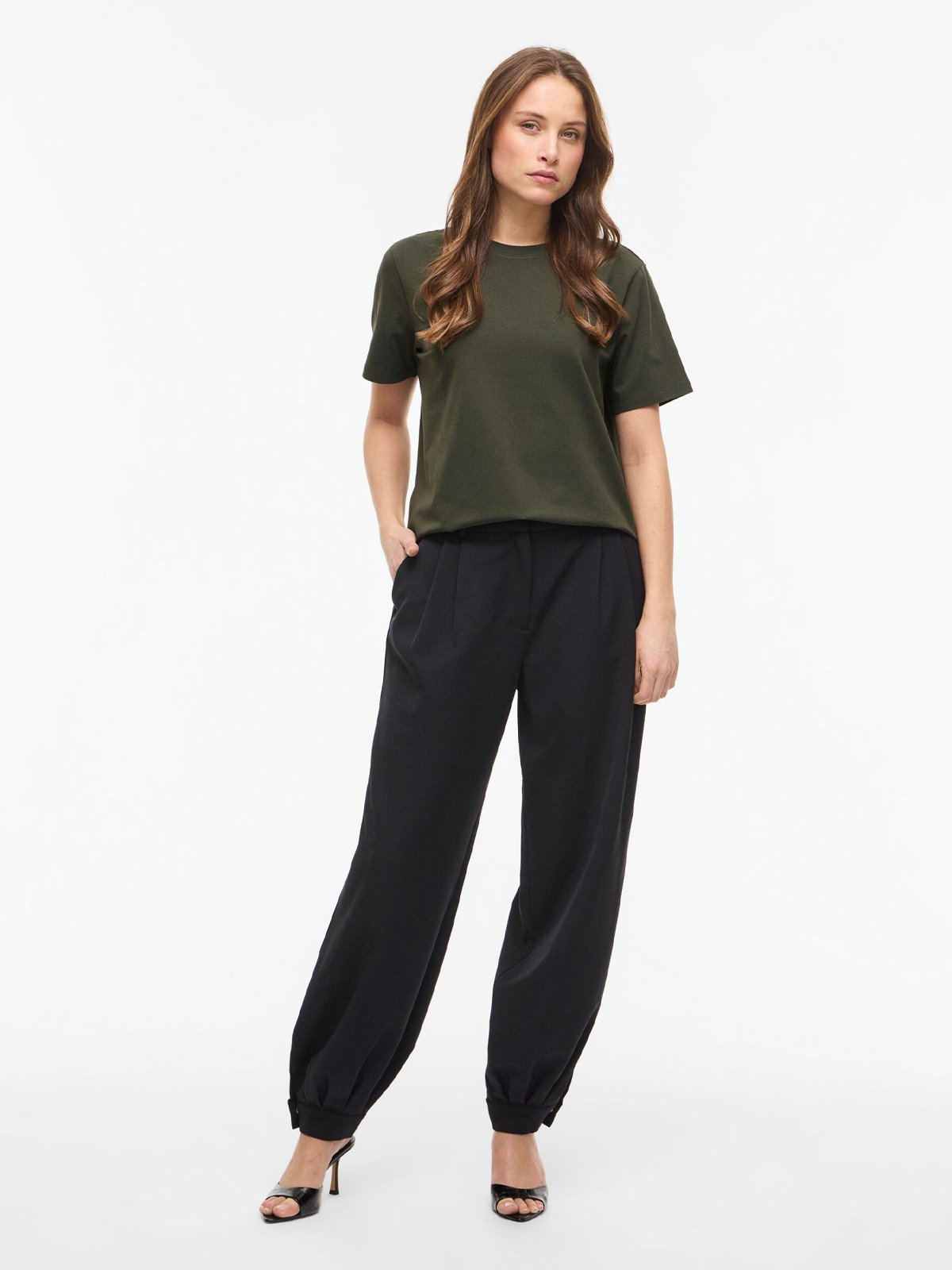 Vila Nora Short Sleeve T-Shirt Forest Night
