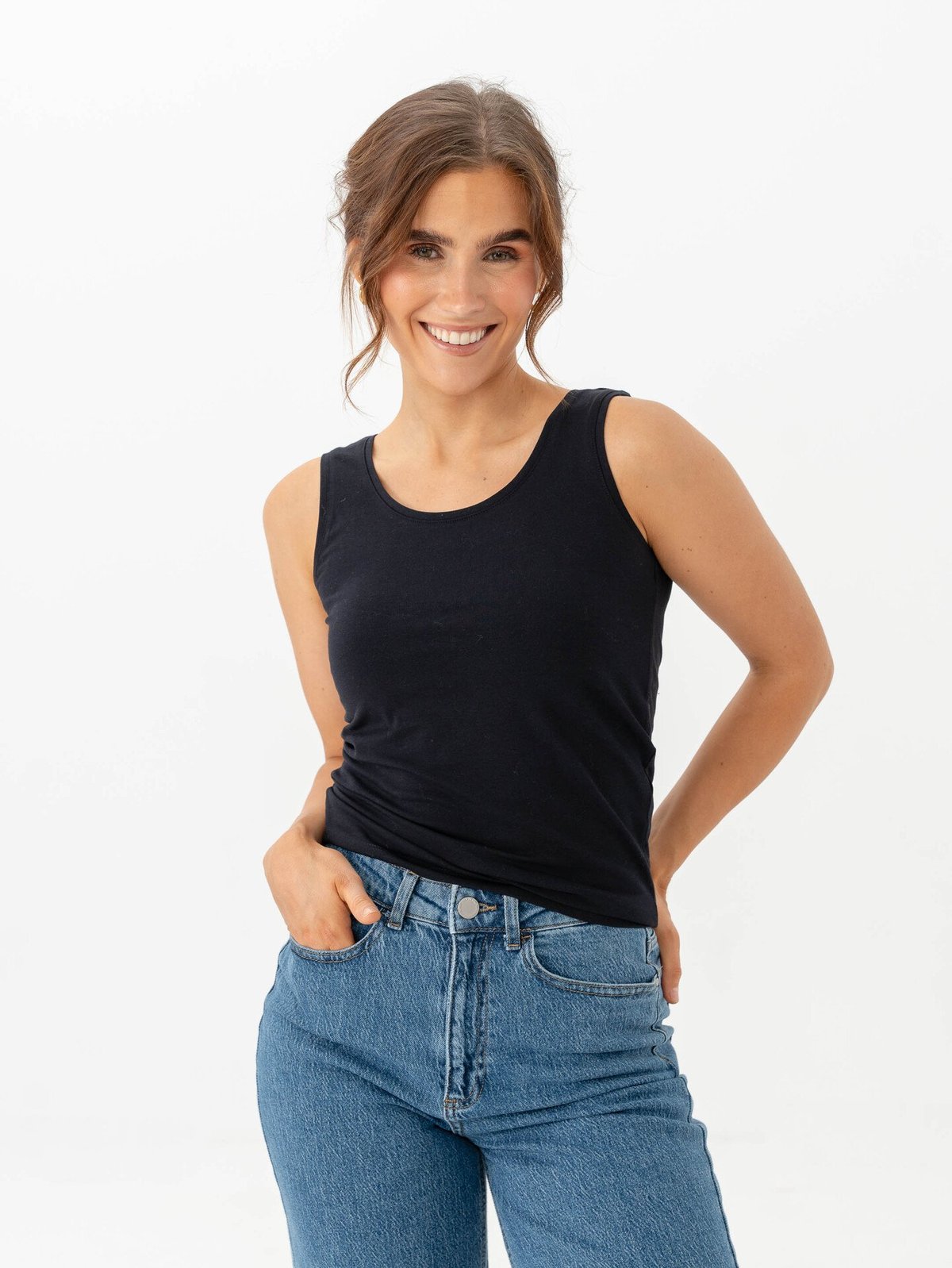 Vila Nora Tank top Black Beauty