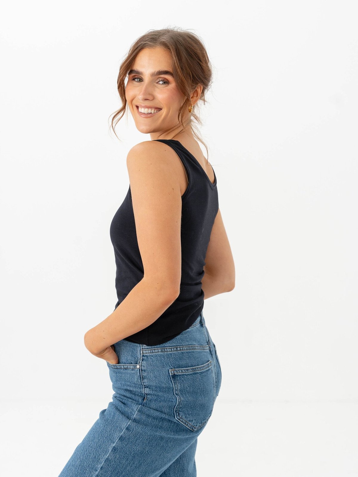 Vila Nora Tank top Black Beauty