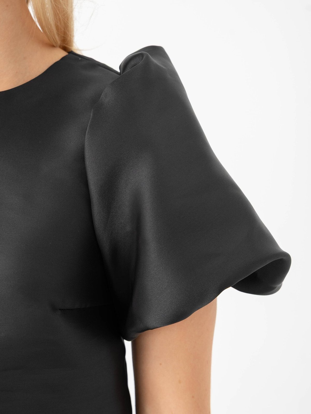 Vila Shina 2/4 O-Neck Top Black