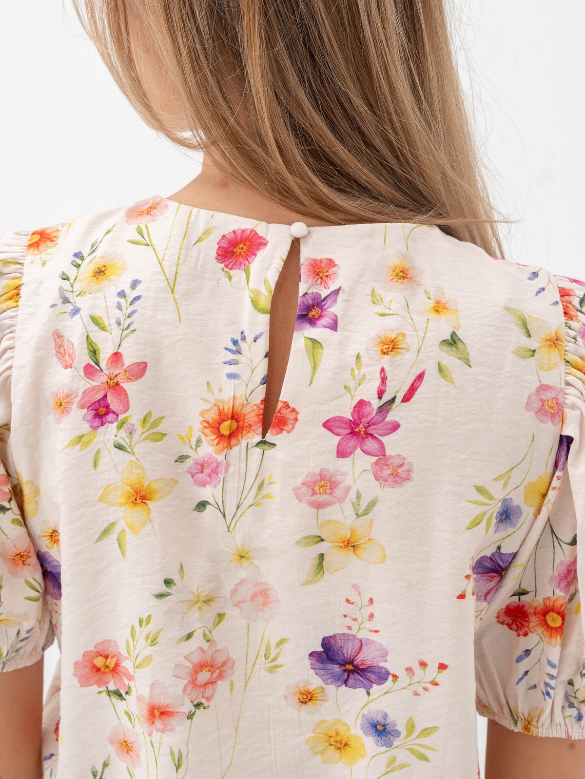 Vila Alinia O-Neck 2/4 Top Snow White