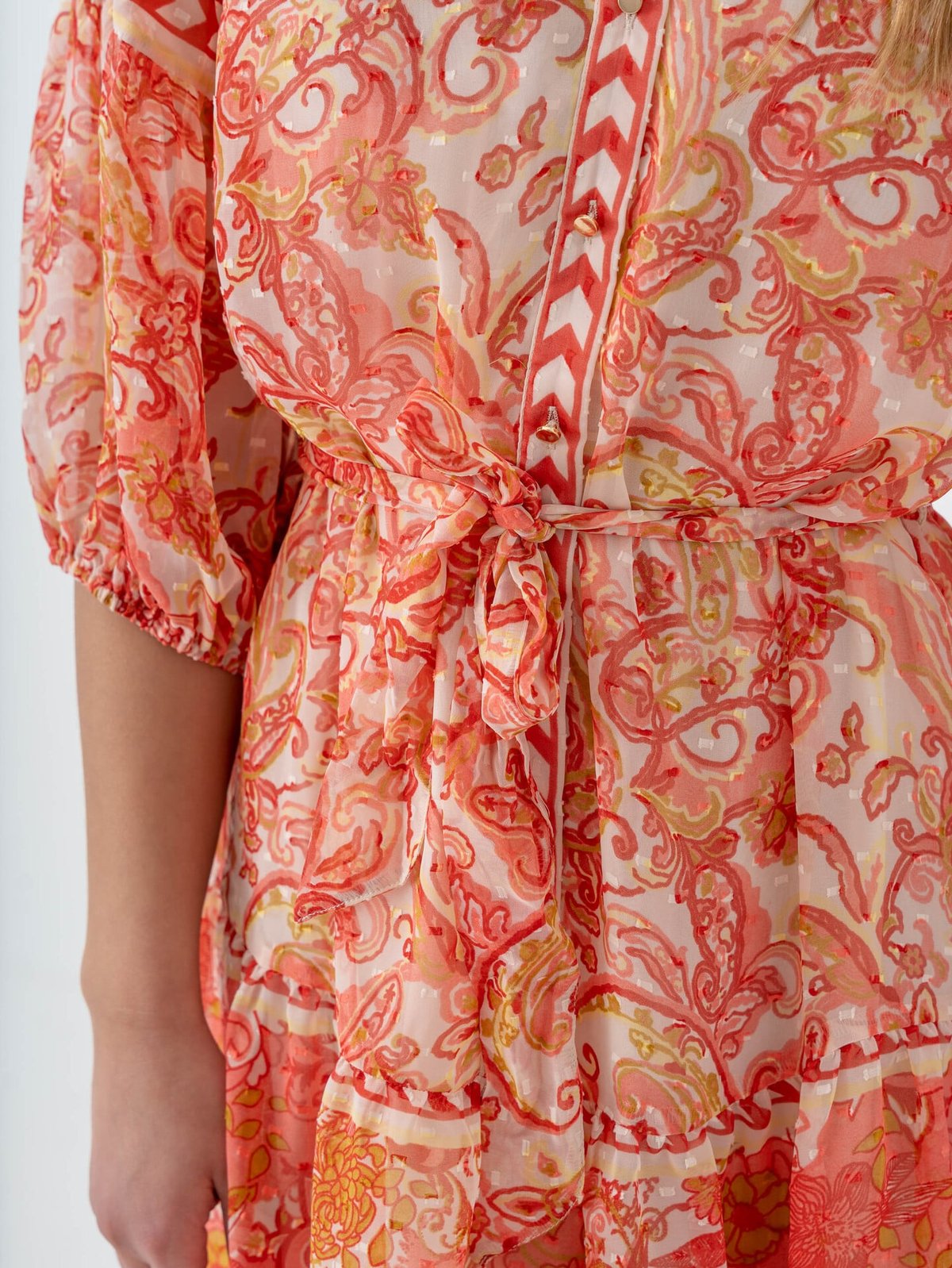 Vila Praya V-Neck Printed Short Dress Birch DUBARRY AURORA PALE BANANA WOOD THRUSH